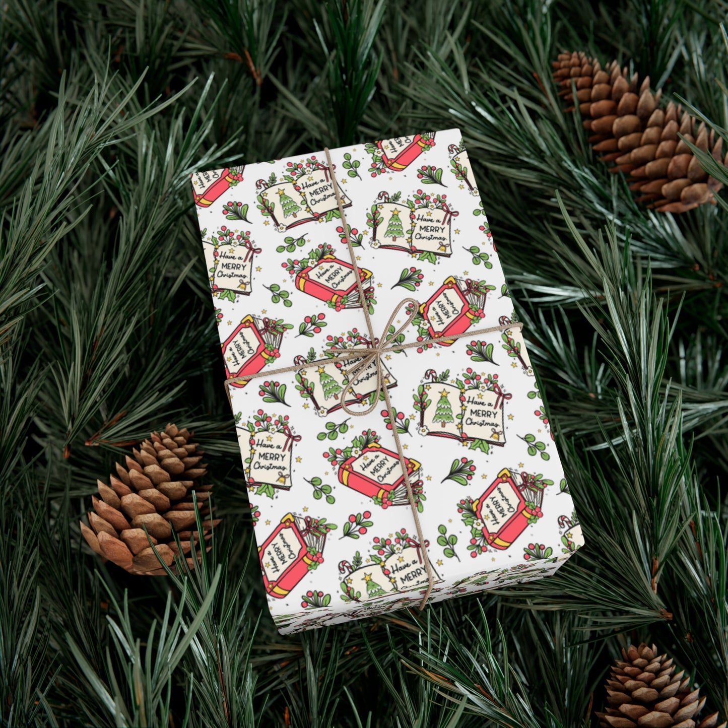 Have A Merry Christmas Books - Gift Wrap Papers - 10287