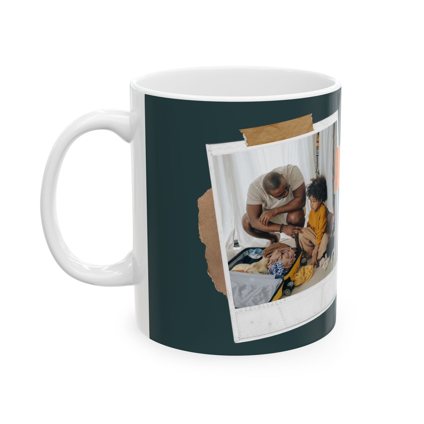Personalized Father's Day Mug, Custom Gift for Dad, Family Photo Mug, Unique Coffee Cup, Celebrate Dad's Special Day - 14028