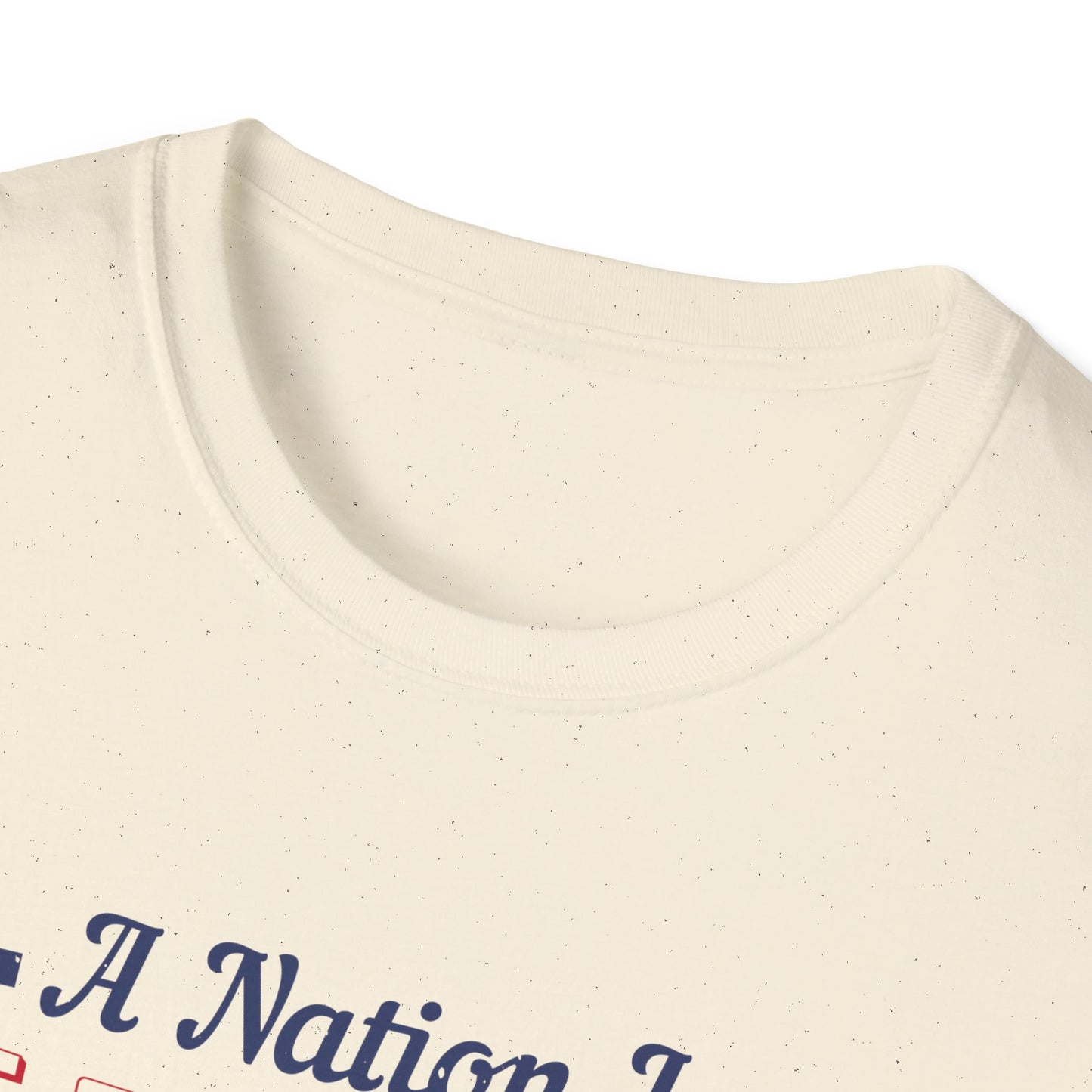 Patriotic Unisex T-Shirt - 'A Nation Is The Same People Living In The Same Place' - Ideal for Holidays, Celebrations, and Everyday Wear - 13791