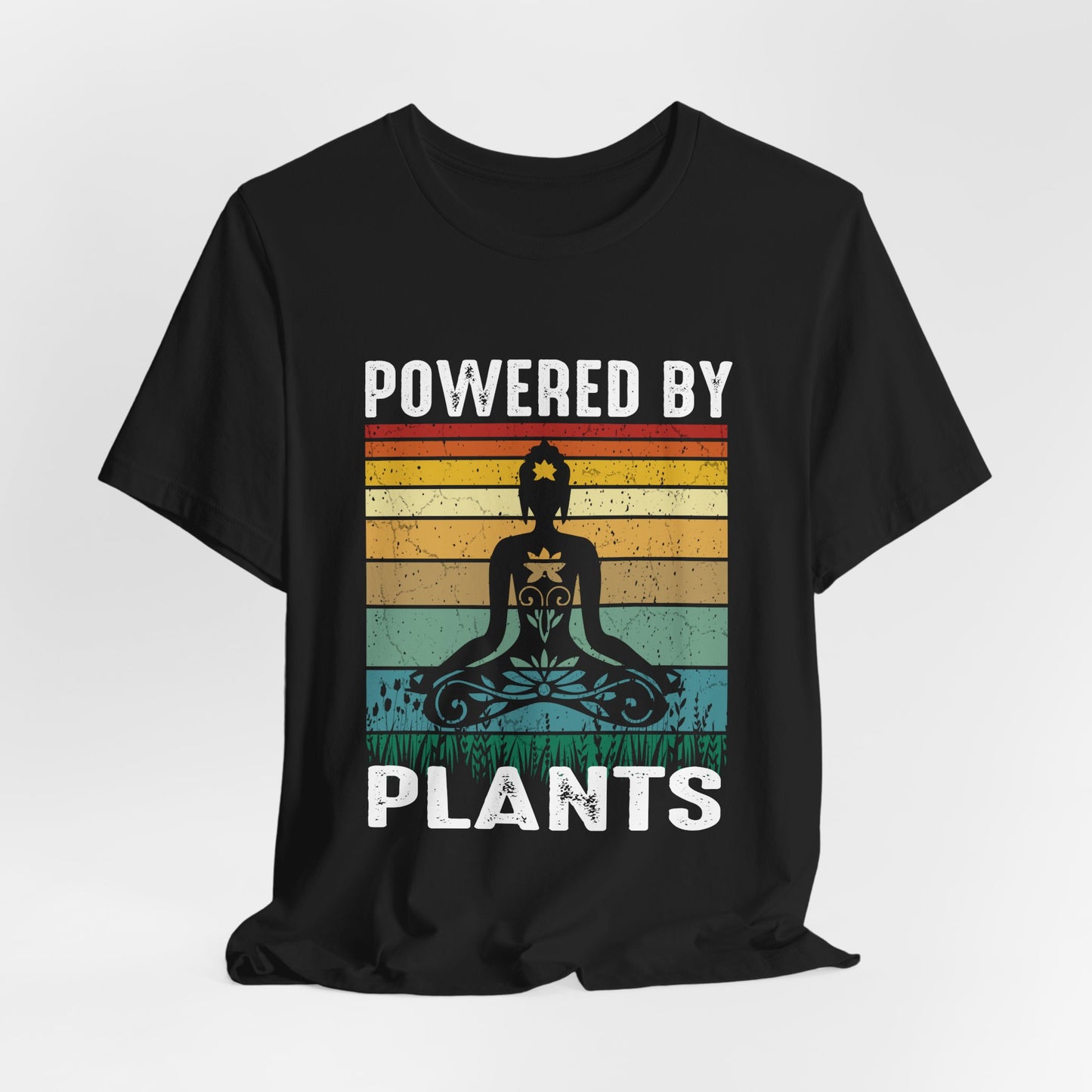 Yoga: Powered By Plants - Unisex Jersey Short Sleeve Tee - 12348