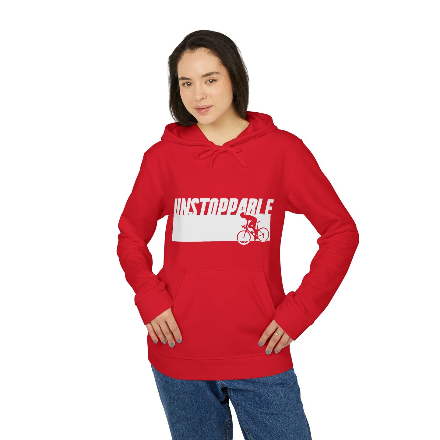 Bicycle: Unstoppable - Adidas Unisex Fleece Hoodie