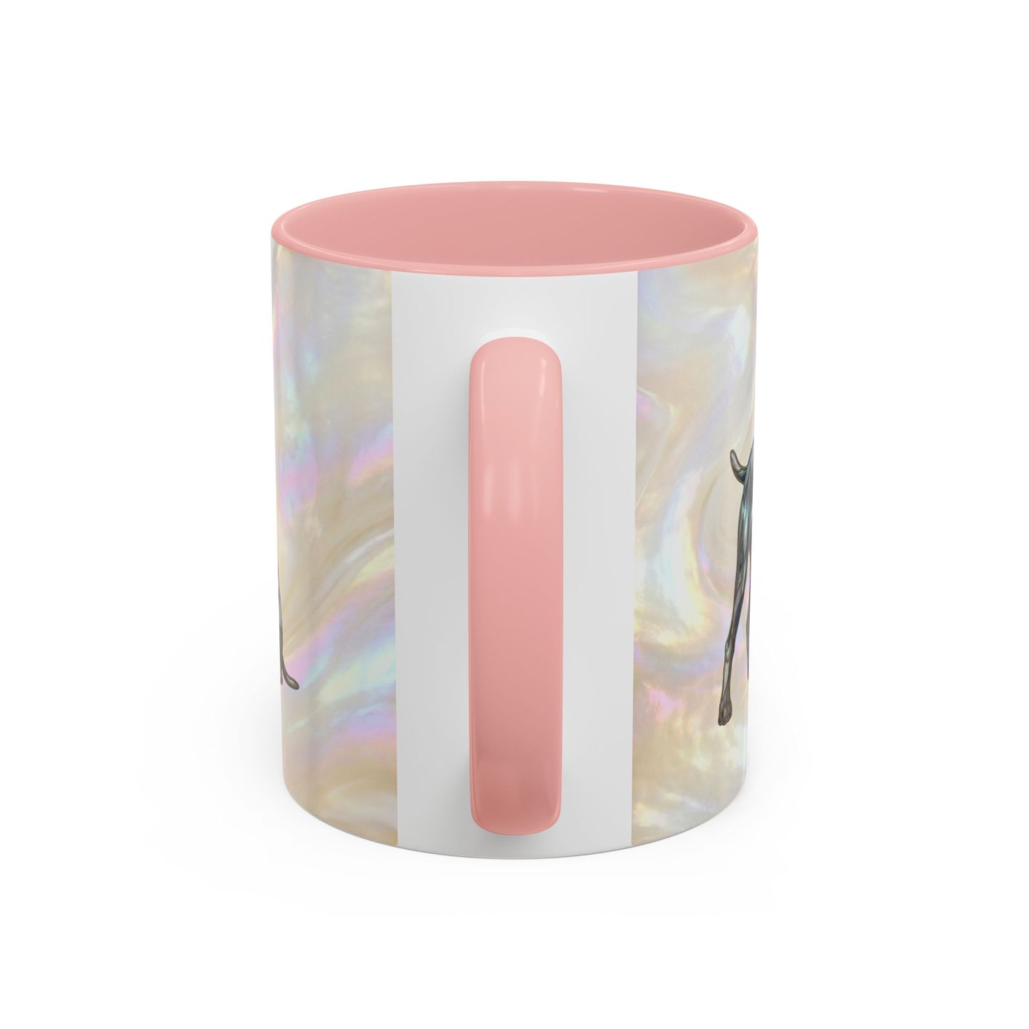 Weimaraner Accent Coffee Mug – Stained Glass Design 11/15oz - 14649