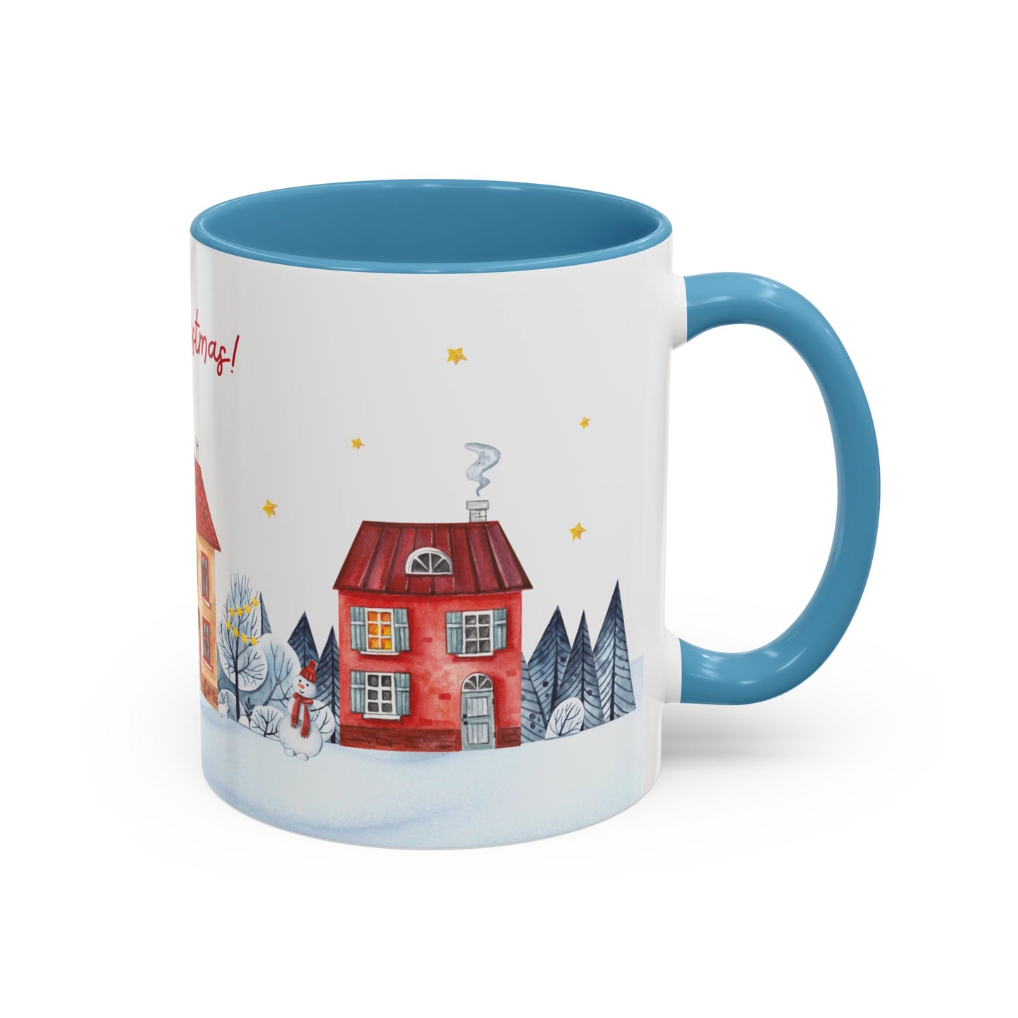 Merry Christmas, Holiday Vibe - Accent Coffee Mug (11, 15oz) - 11079