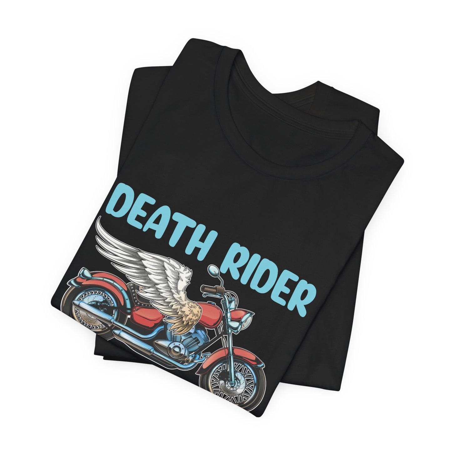 Death Rider, Live Fast and Ride  - Unisex Jersey Short Sleeve Tee