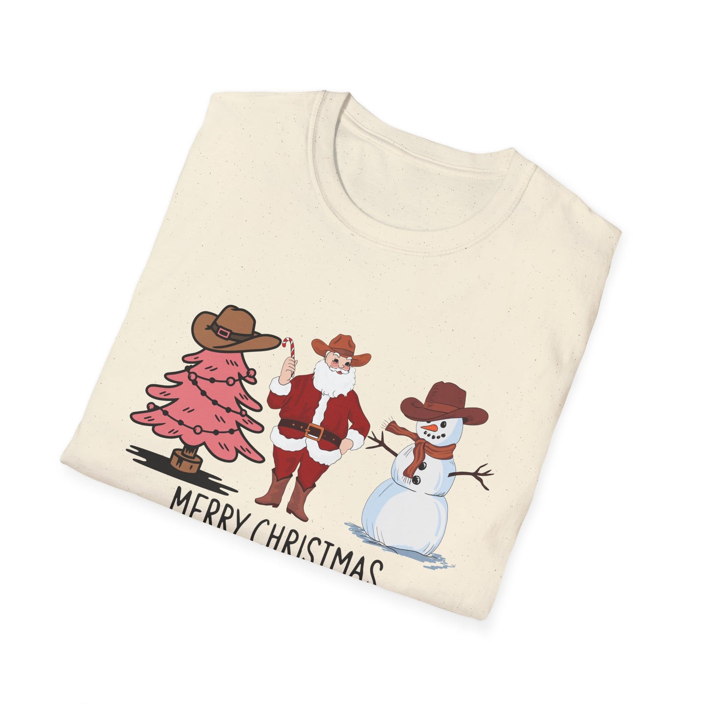 Cowboy's Christmas - Unisex Softstyle T-Shirt - 10349