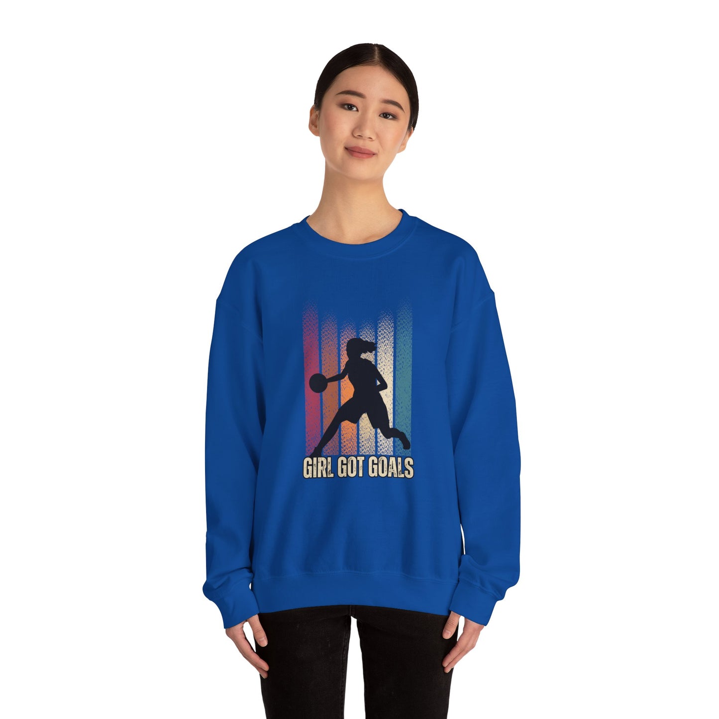 Basketball, Girl Got Goals - Unisex Heavy Blend™ Crewneck Sweatshirt - 10711