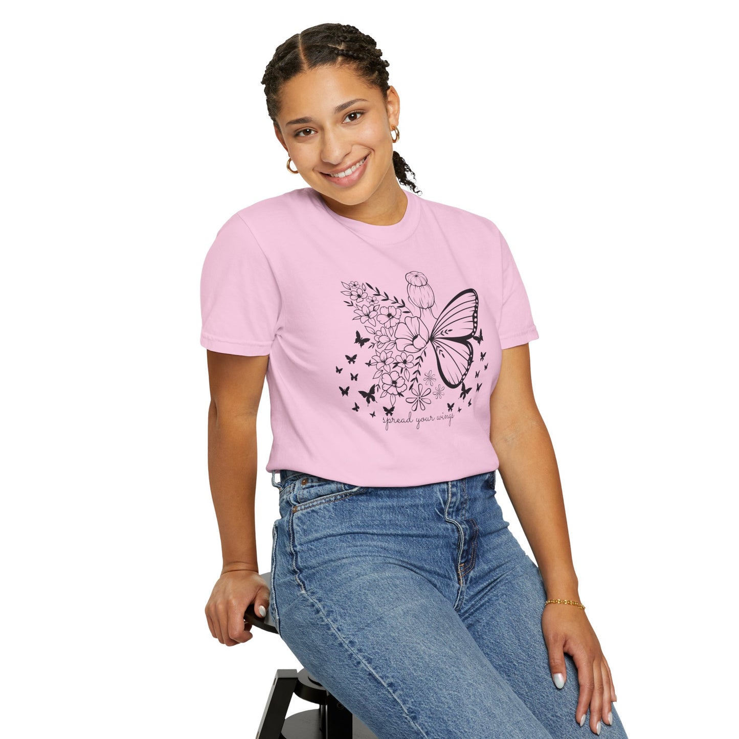 Butterfly, Embrace the Beauty of Nature - Unisex Garment-Dyed T-shirt - 10330