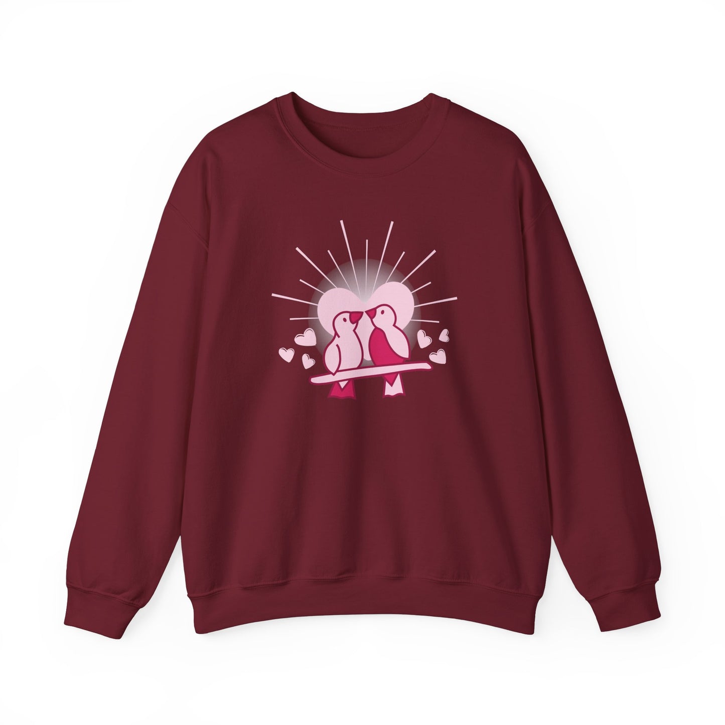 Birds In Love - Unisex Heavy Blend™ Crewneck Sweatshirt - 11555