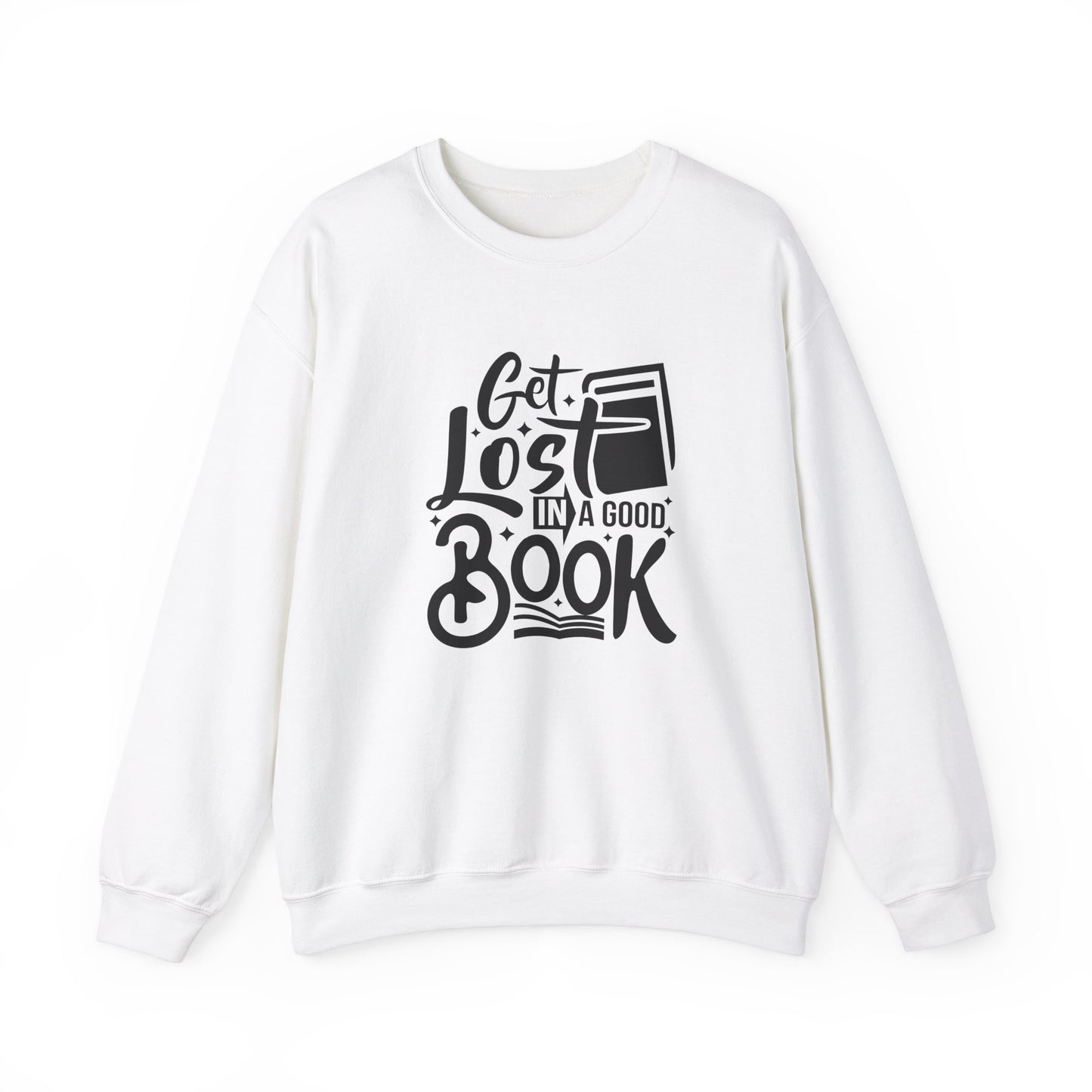 Get Lost in A Good Book - Unisex Heavy Blend™ Crewneck Sweatshirt - 10691