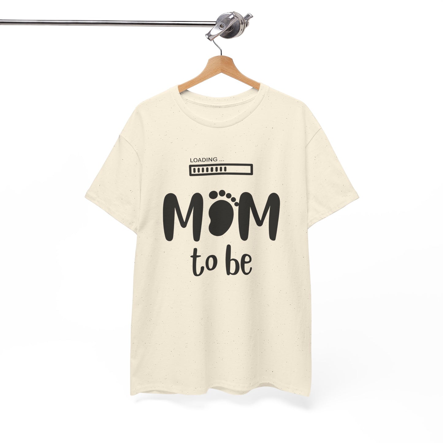 Mom to Be Shirt – Pregnancy Announcement Gift Tee with Loading Bar - 14879