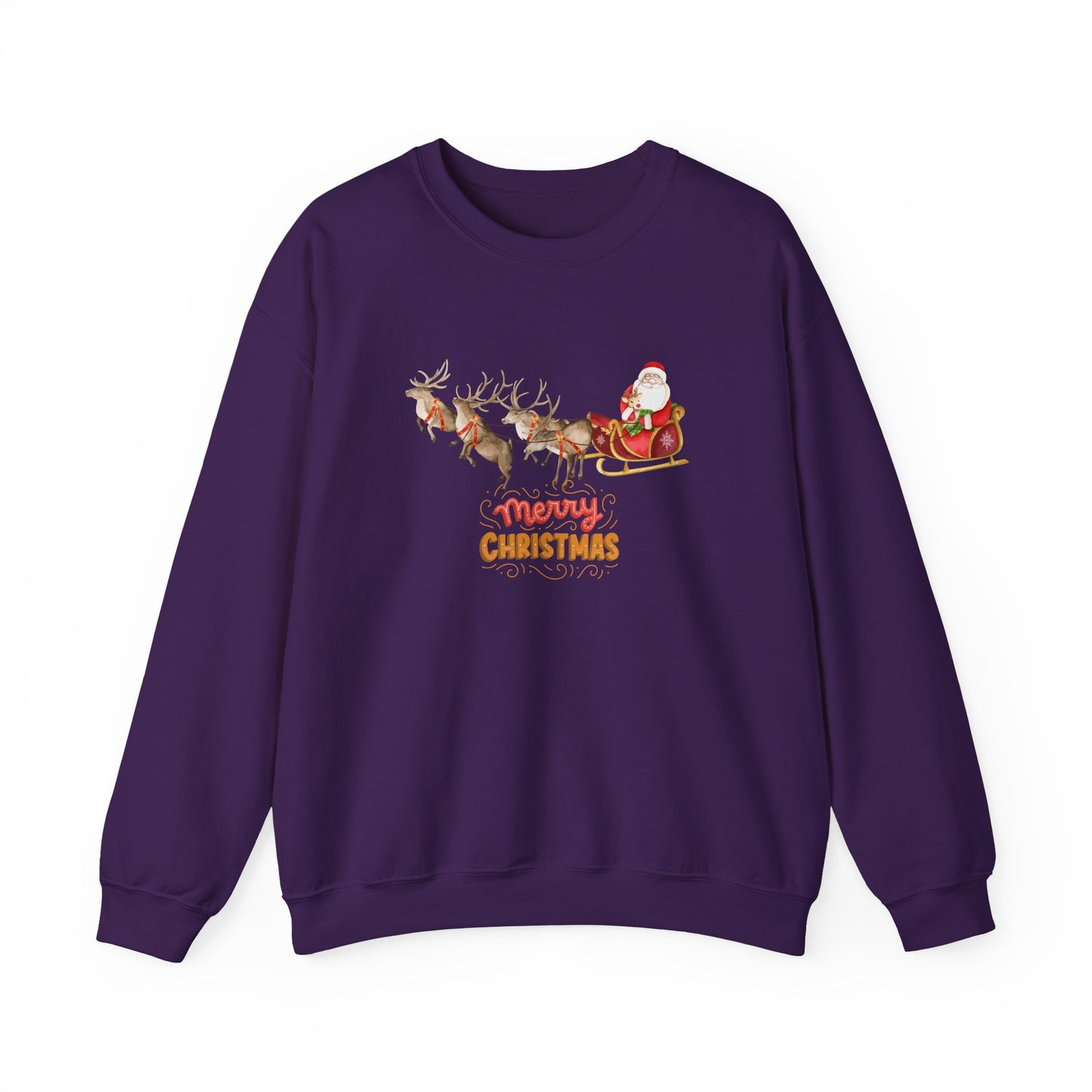 Santa & Reindeers - Unisex Heavy Blend™ Crewneck Sweatshirt - 10011