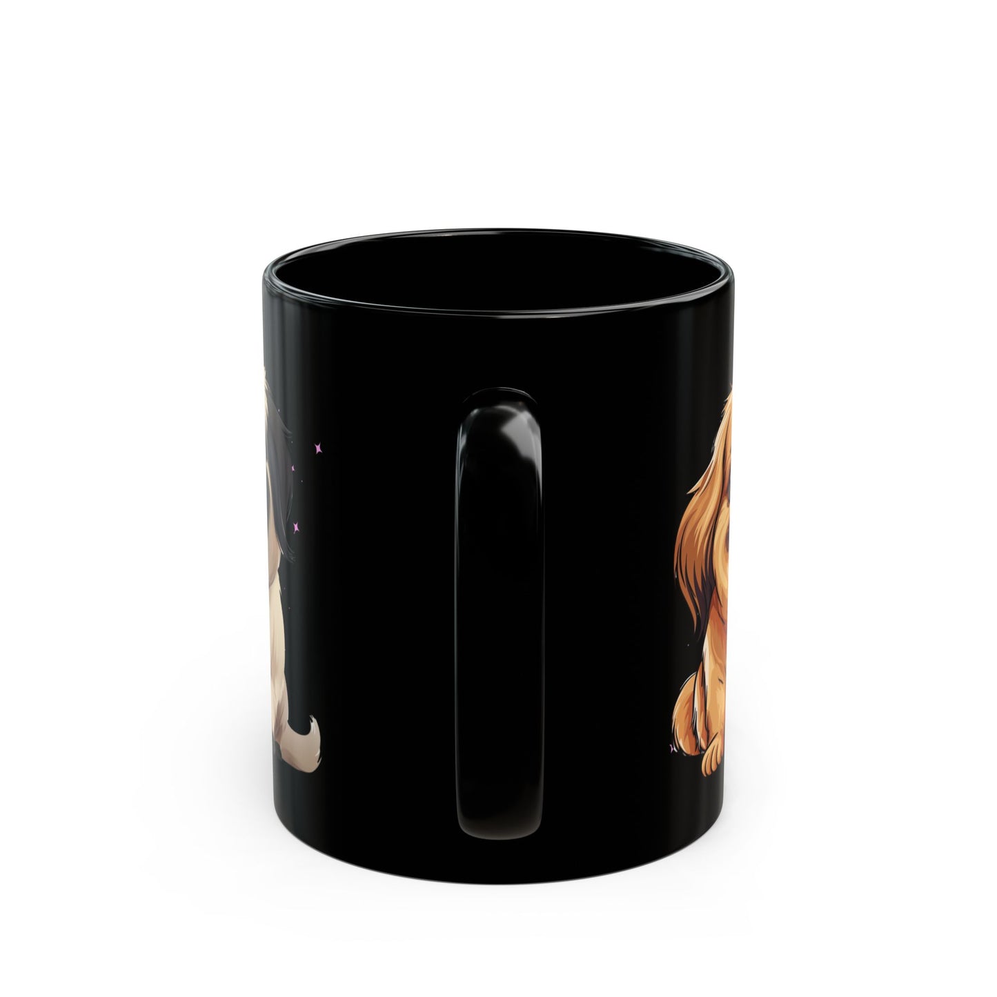 Morning Brews and Pekingese Cuddles - Black Mug (11oz, 15oz) - 10659