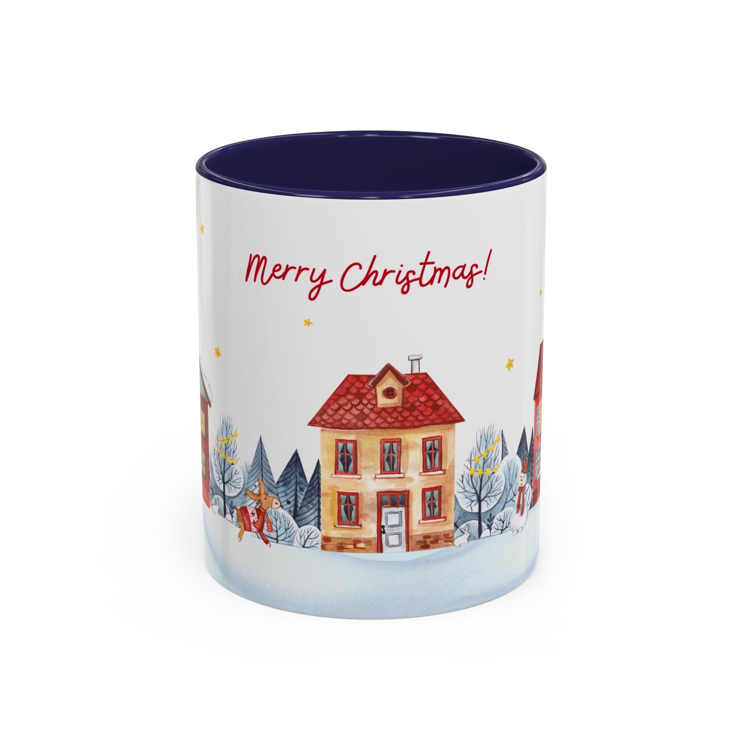 Merry Christmas, Holiday Vibe - Accent Coffee Mug (11, 15oz) - 11079