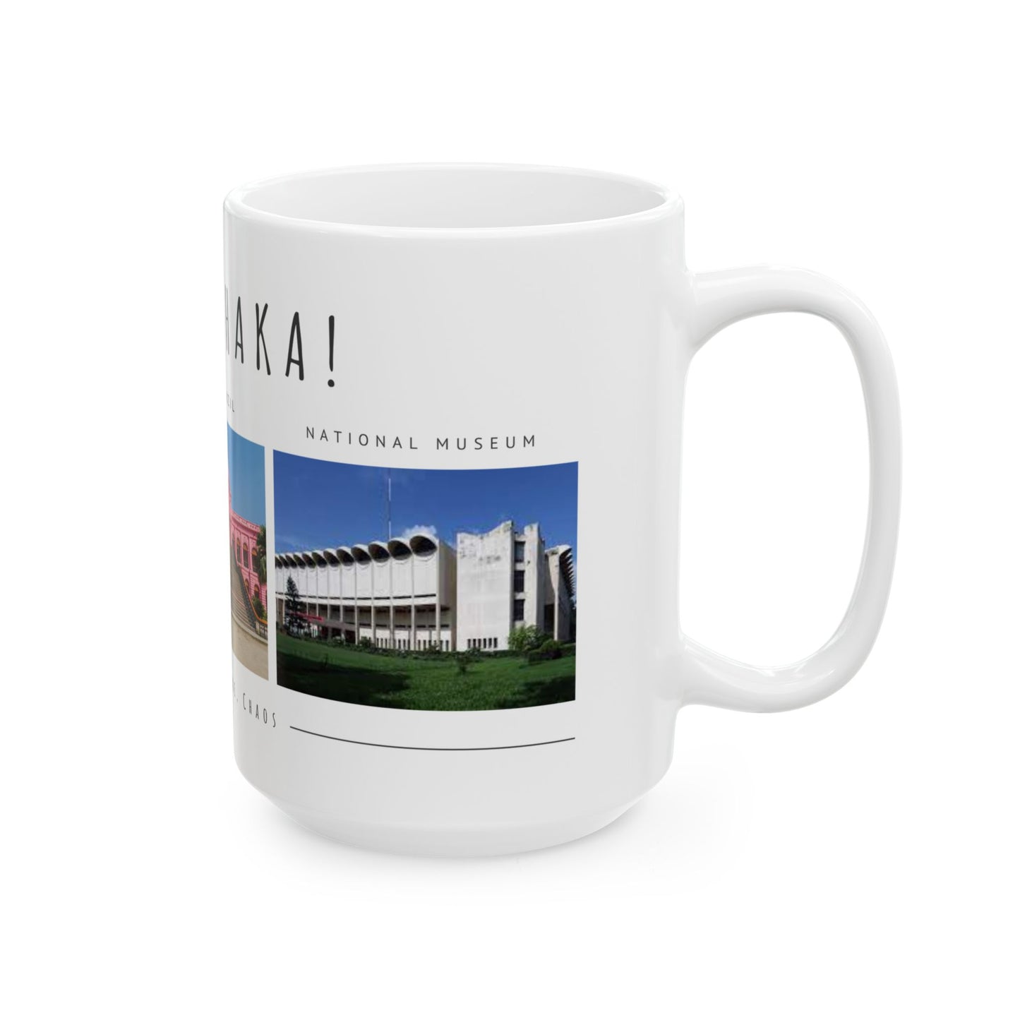 Hello Dhaka! Ceramic Mug – 11oz & 15oz – Perfect Gift for Travel Lovers and Culture Enthusiasts - 12211