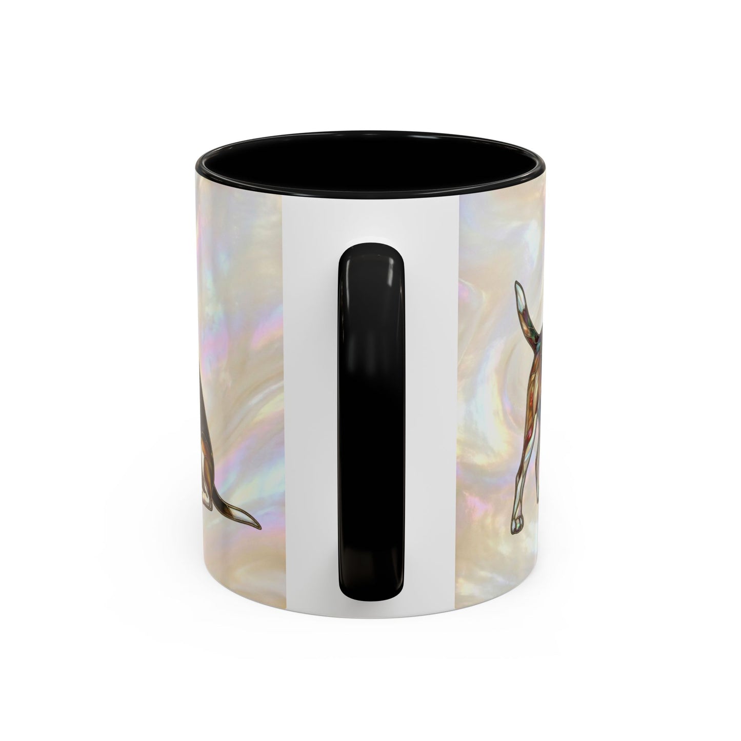 Beagle Accent Coffee Mug — Stained Glass Design (11/15oz) - 14615