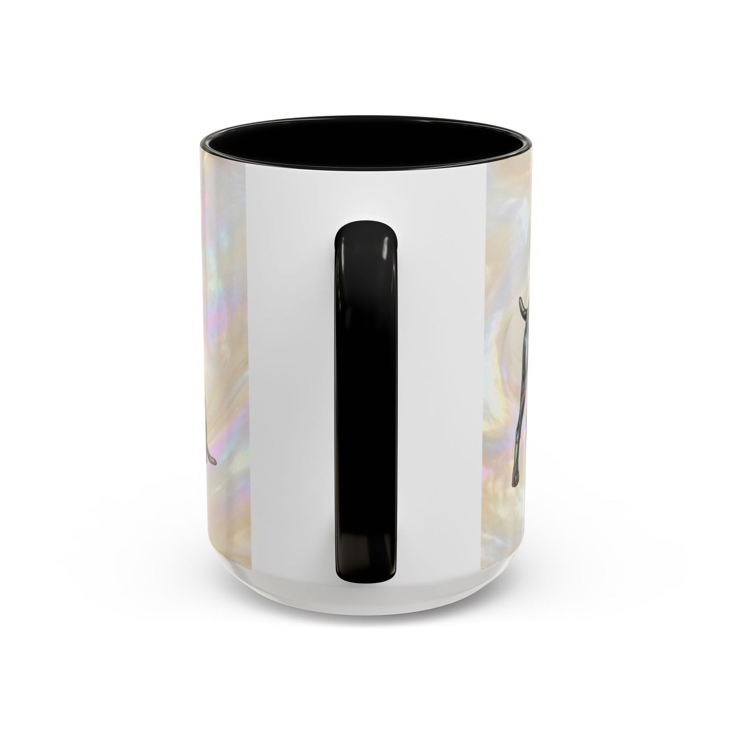 Weimaraner Accent Coffee Mug – Stained Glass Design 11/15oz - 14649