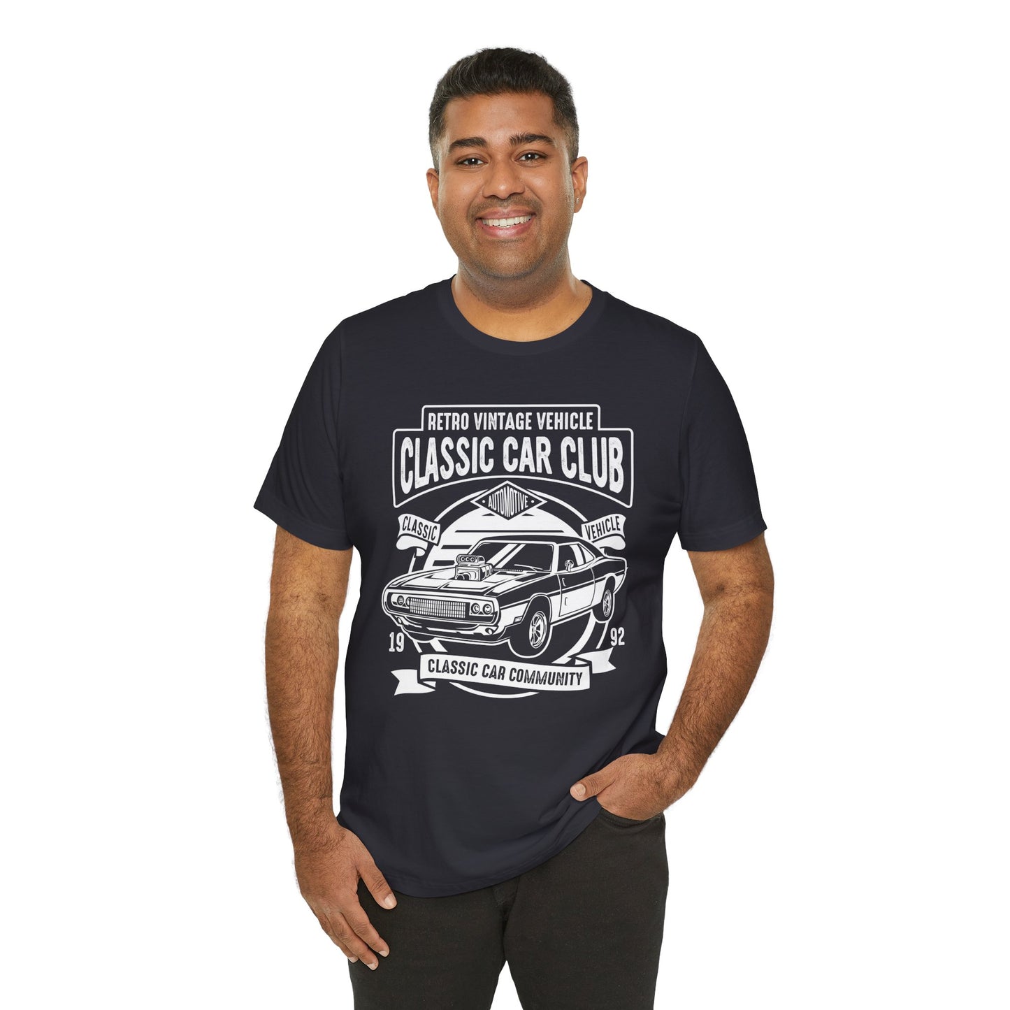 Retro Vintage Vehicle - Unisex Jersey Short Sleeve Tee - 12698