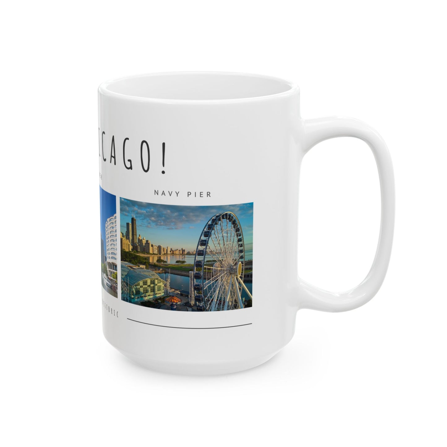 Hello Chicago Ceramic Mug - 11oz & 15oz - 12023