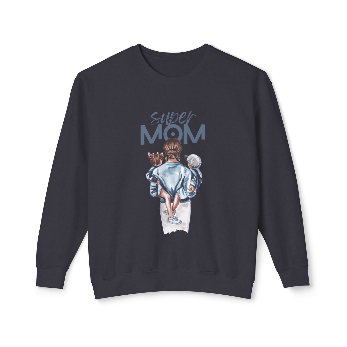 Super Mom - Unisex Lightweight Crewneck Sweatshirt - 10593