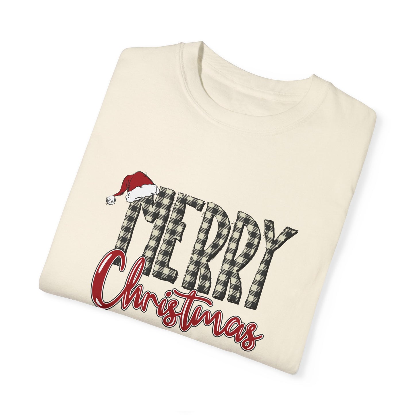 Merry Christmas - Unisex Garment-Dyed T-shirt - 10348