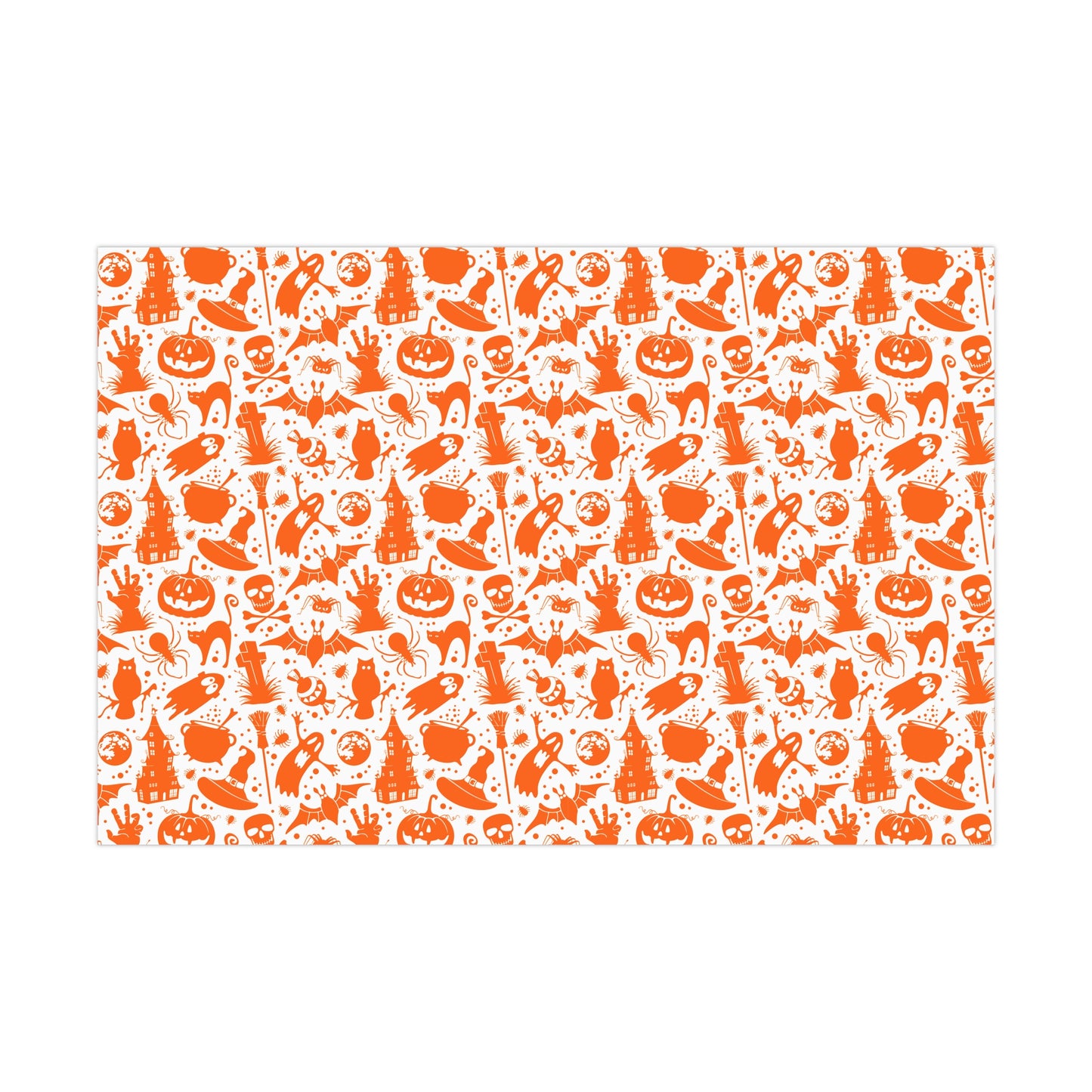 Orange Halloween - Gift Wrap Papers