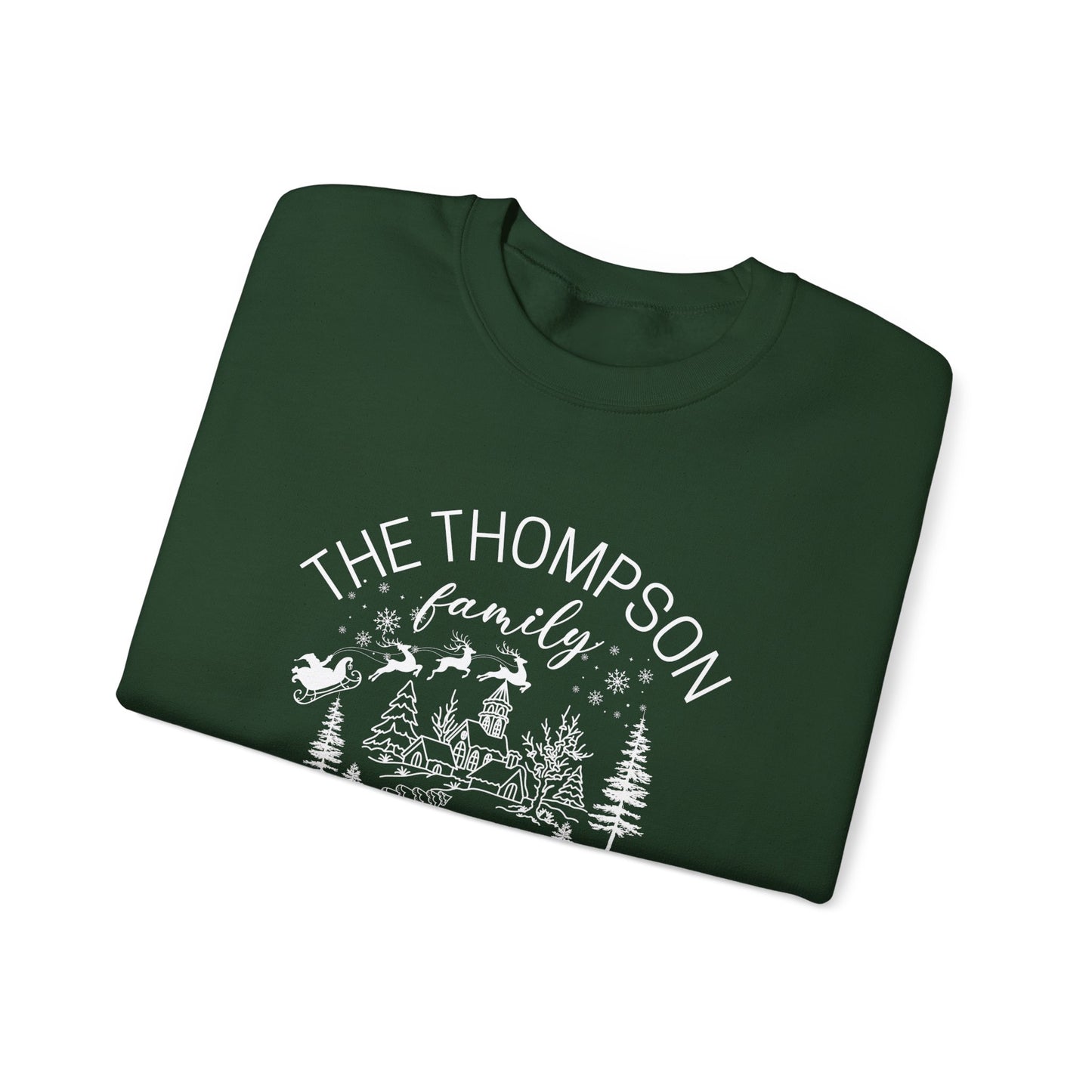 The Thompson Family, Customizable  - Unisex Heavy Blend™ Crewneck Sweatshirt