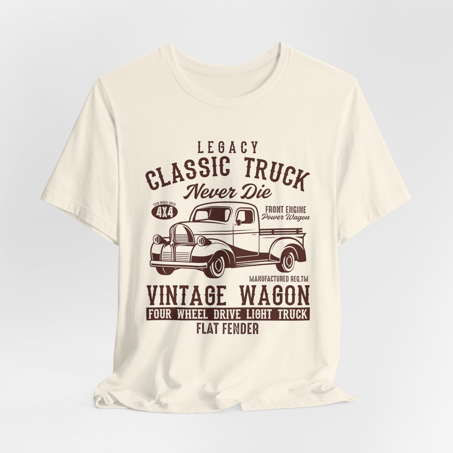 Legacy Classic Truck Never Die - Unisex Jersey Short Sleeve Tee - 12898