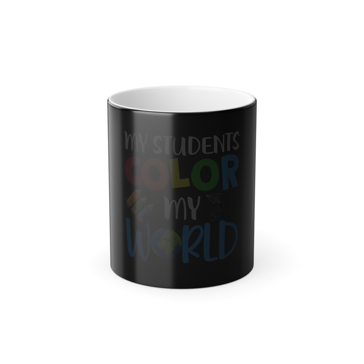 My Students Color My World - Color Morphing Mug, 11oz