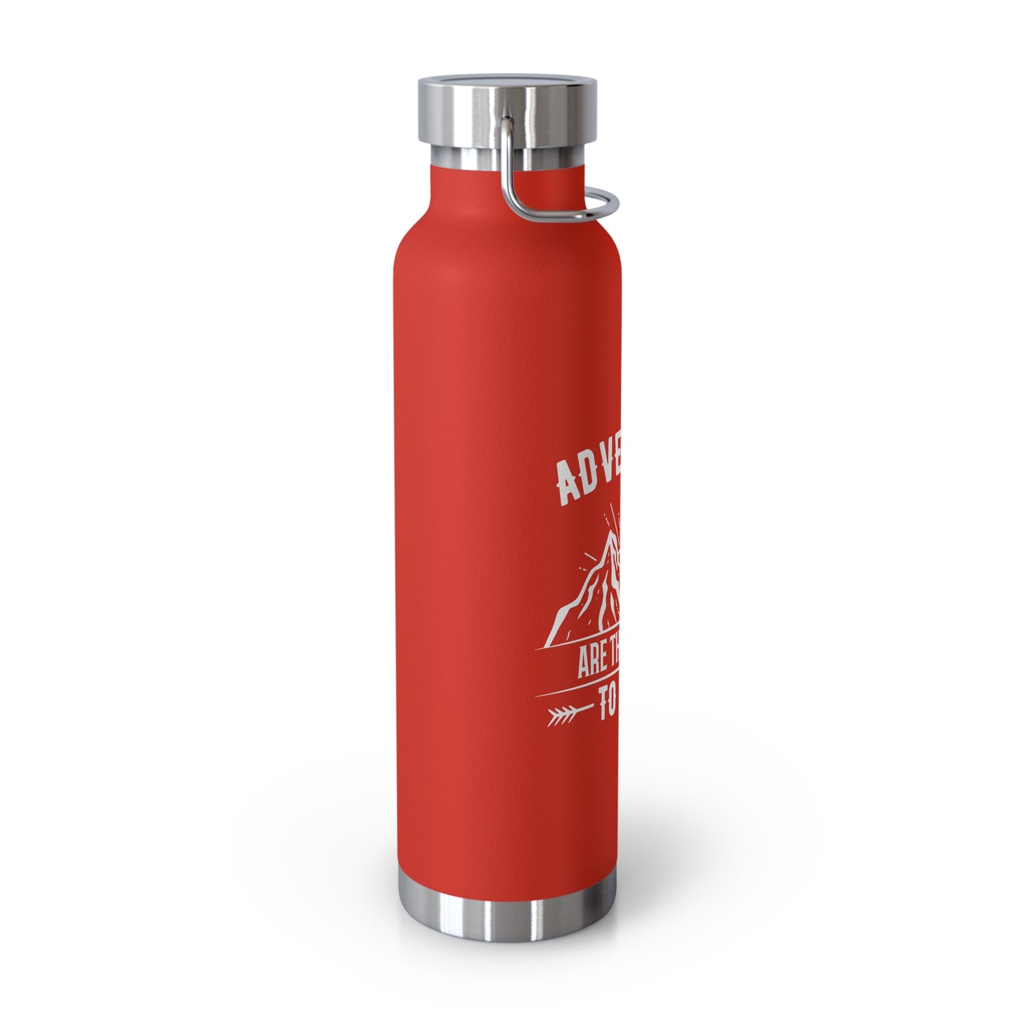 Adventures Are The Best Way To Learn - Customizable  Copper Vacuum Insulated Bottle, 22oz - 12670