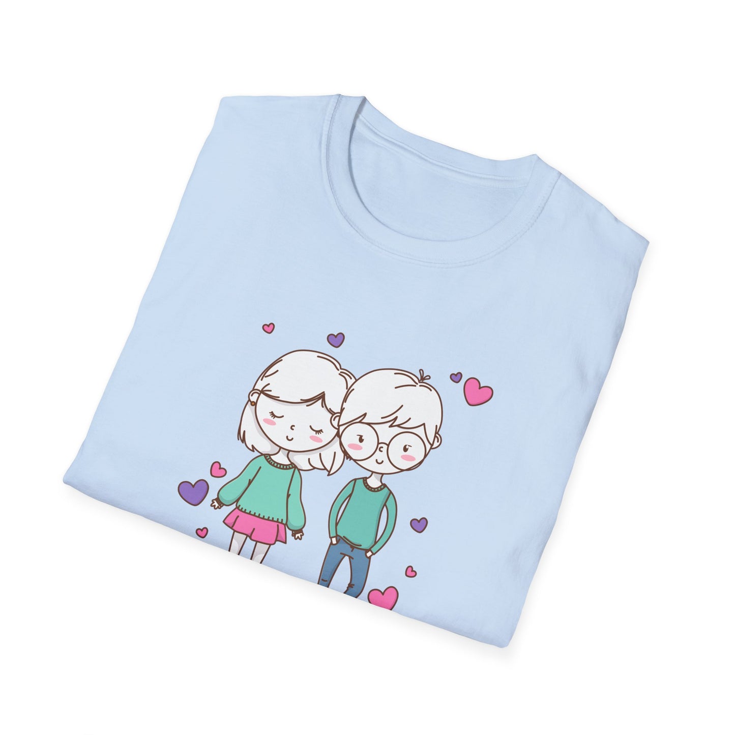 Cute Couple, Love You - Unisex Softstyle T-Shirt - 11528
