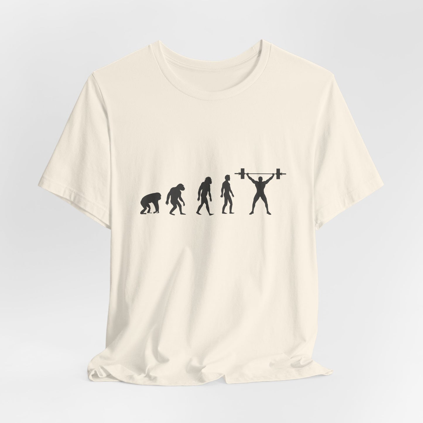 Gym: Human Evolution  - Unisex Jersey Short Sleeve Tee