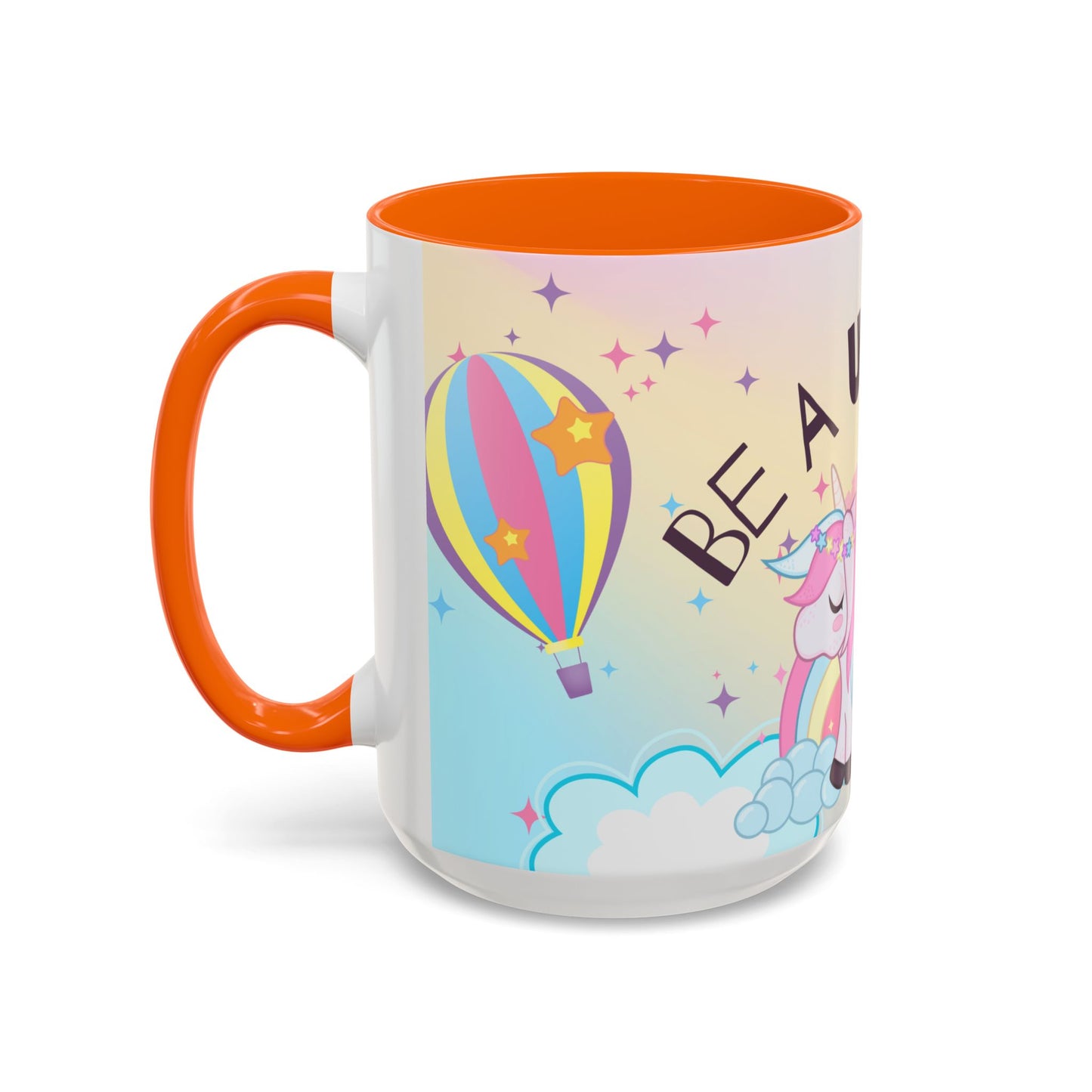 Be A Unicorn - Accent Coffee Mug (11, 15oz) - 11007