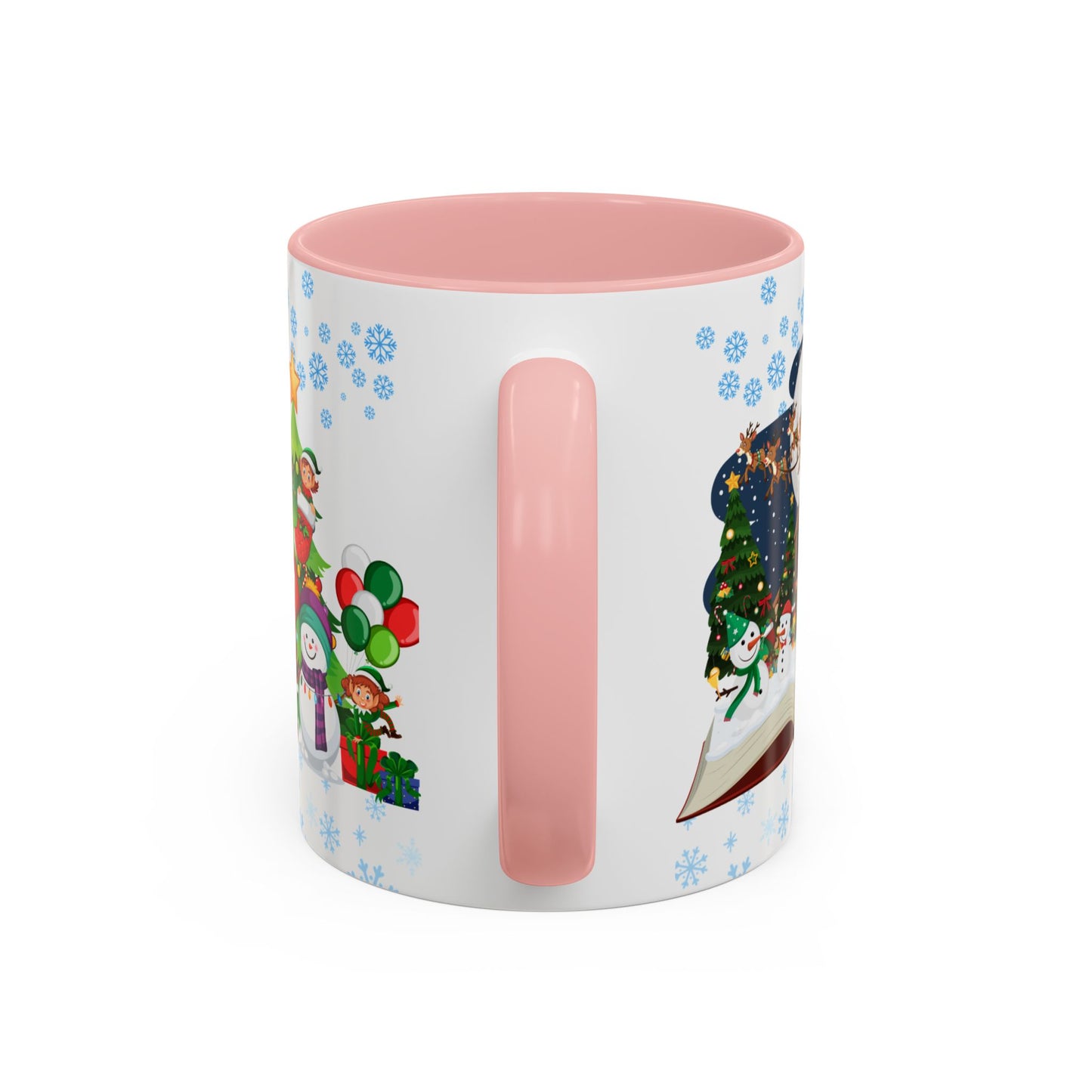 Christmas Letter A for Aaron, Customizable - Accent Coffee Mug (11, 15oz)