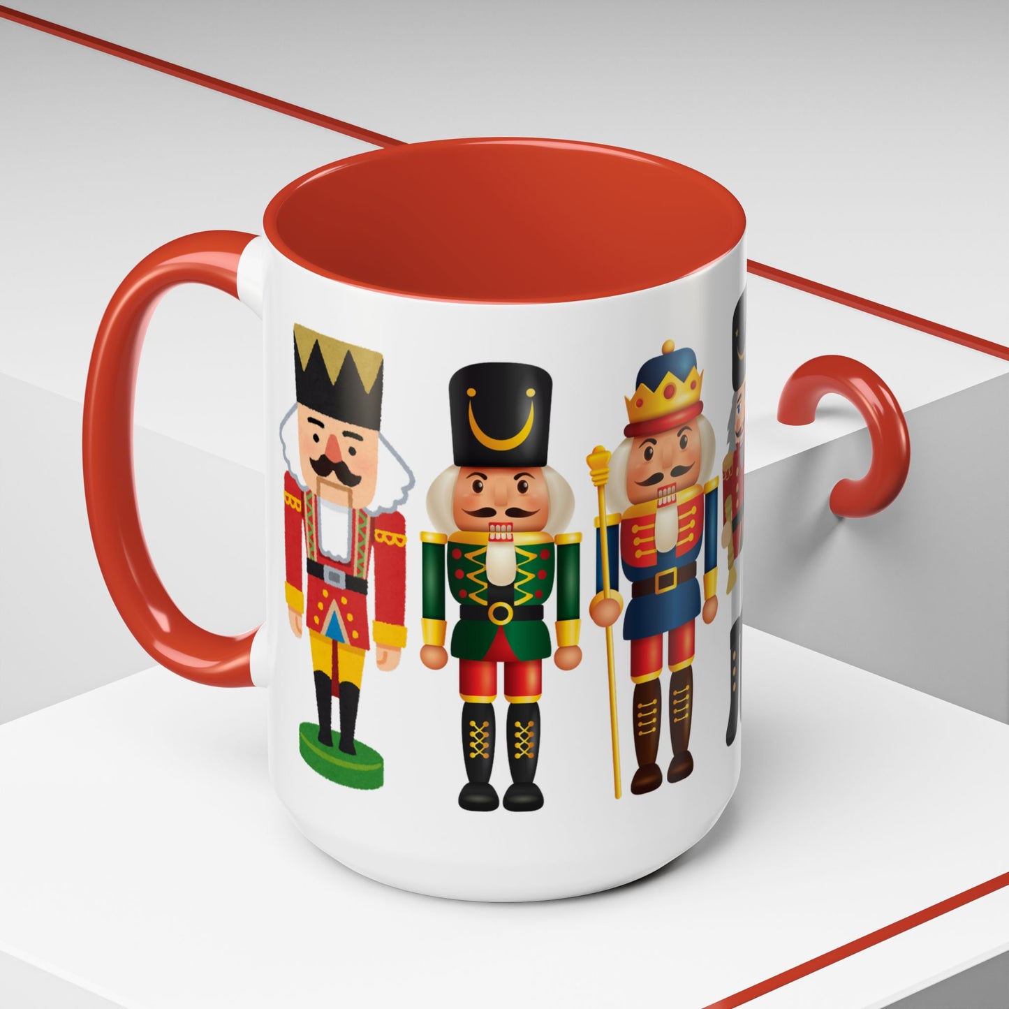 Christmas Nutcrackers - Accent Coffee Mug (11, 15oz) - 10361