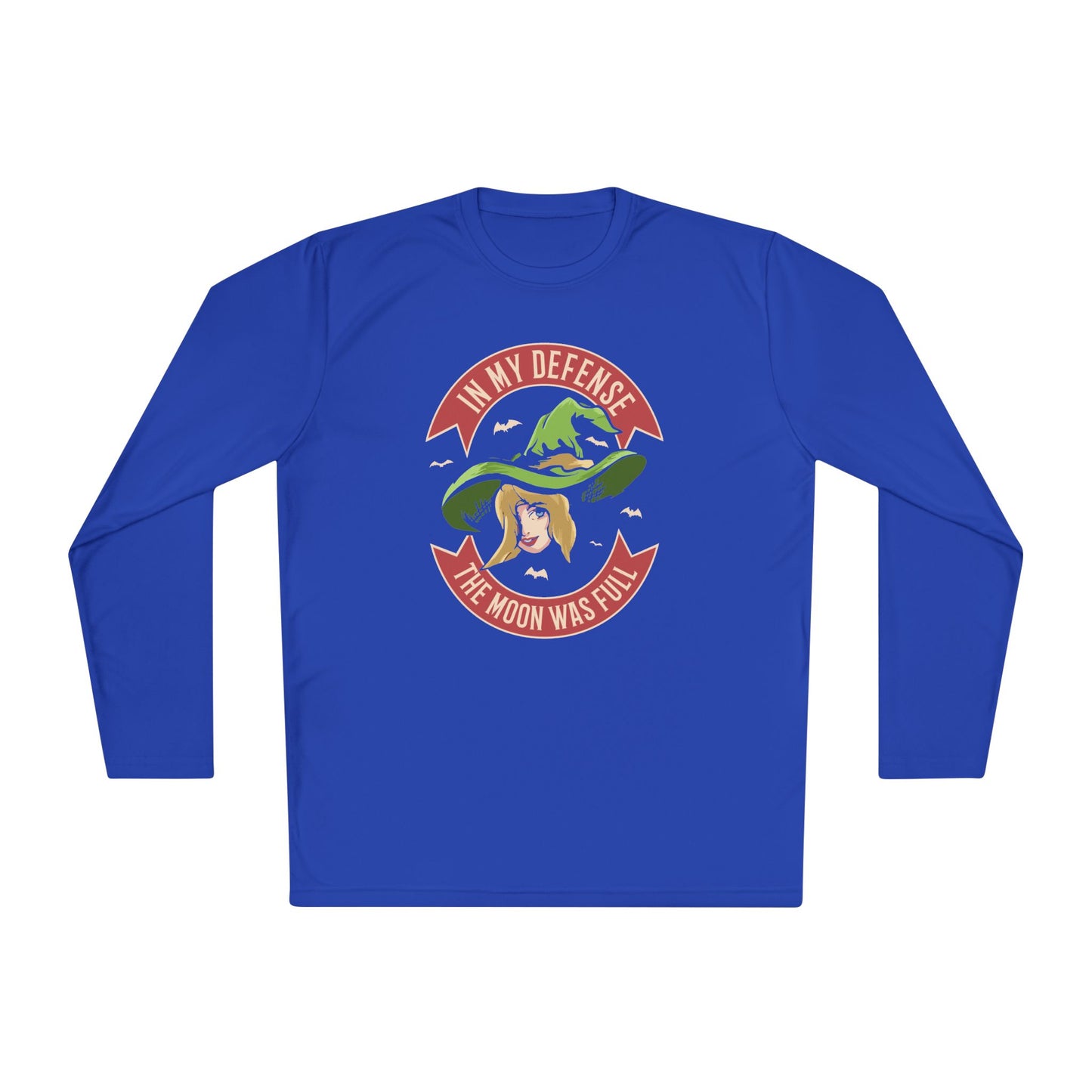 In My Defense, The Moon Was Full - Unisex Lightweight Long Sleeve Tee - 13903