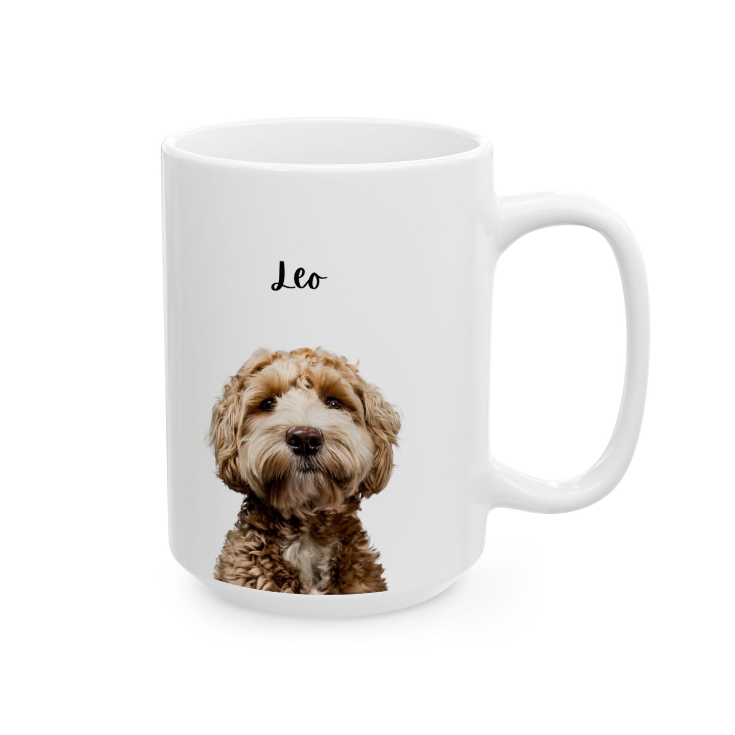Personalized Pet Lover Ceramic Mug, Dog Lover Gift, Cute Coffee Cup, Animal Lover Mug, Customizable Pet Mug - 14172