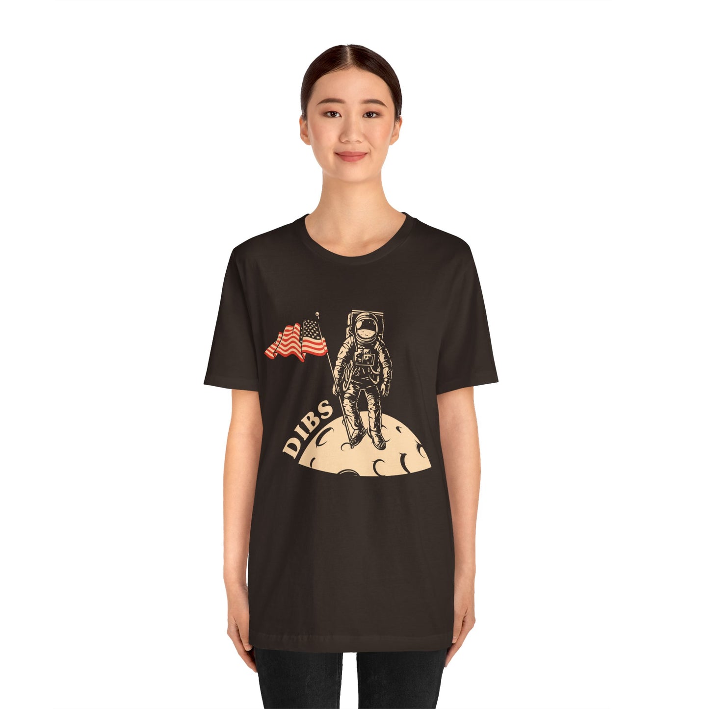 US, July 4th,  Astronaut Adventure Tee - DIBS on the Moon, Space Lover Shirt,  Unisex Astronaut Tee - 13737