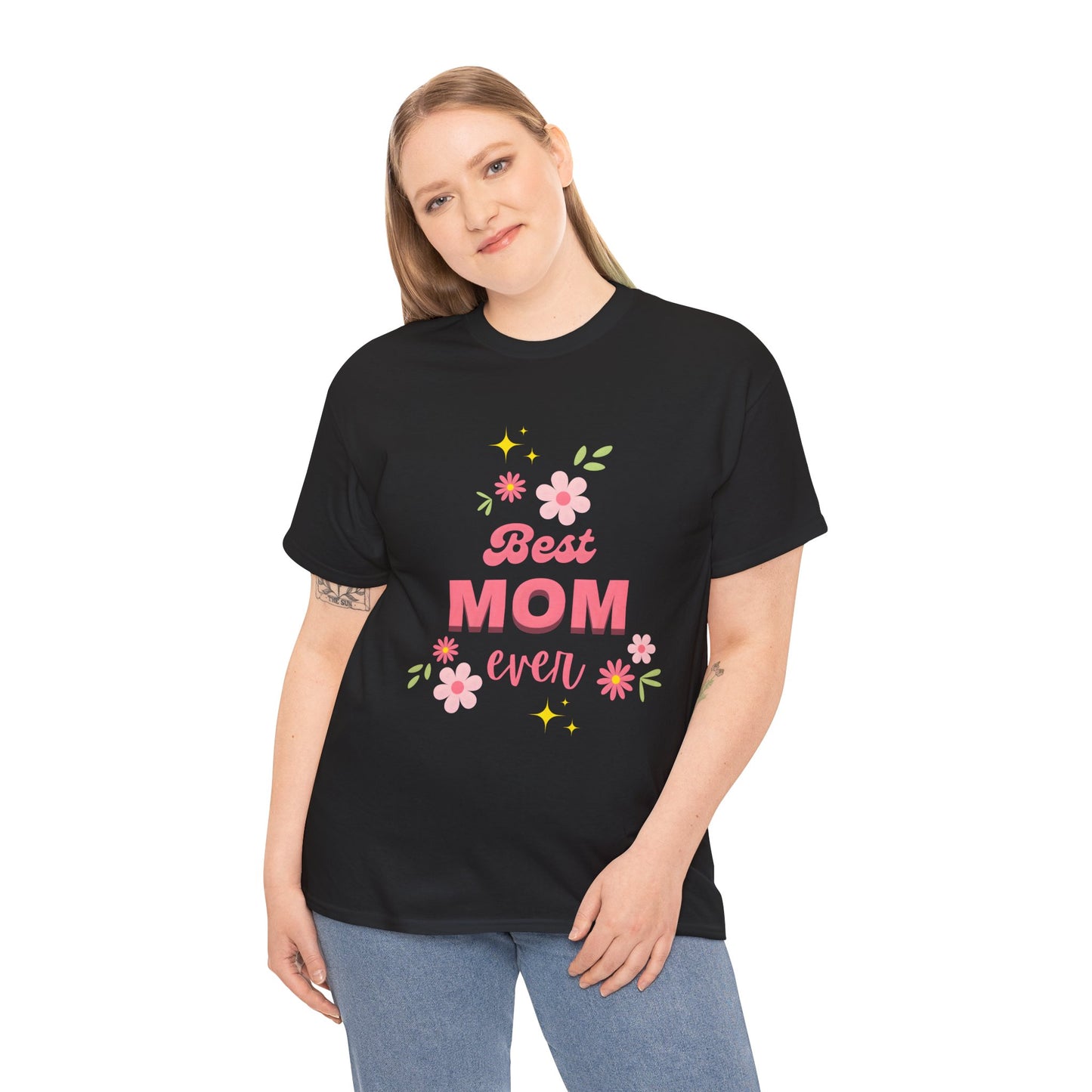 Best Mom Ever Shirt – Floral Mother’s Day Gift Tee - 14878