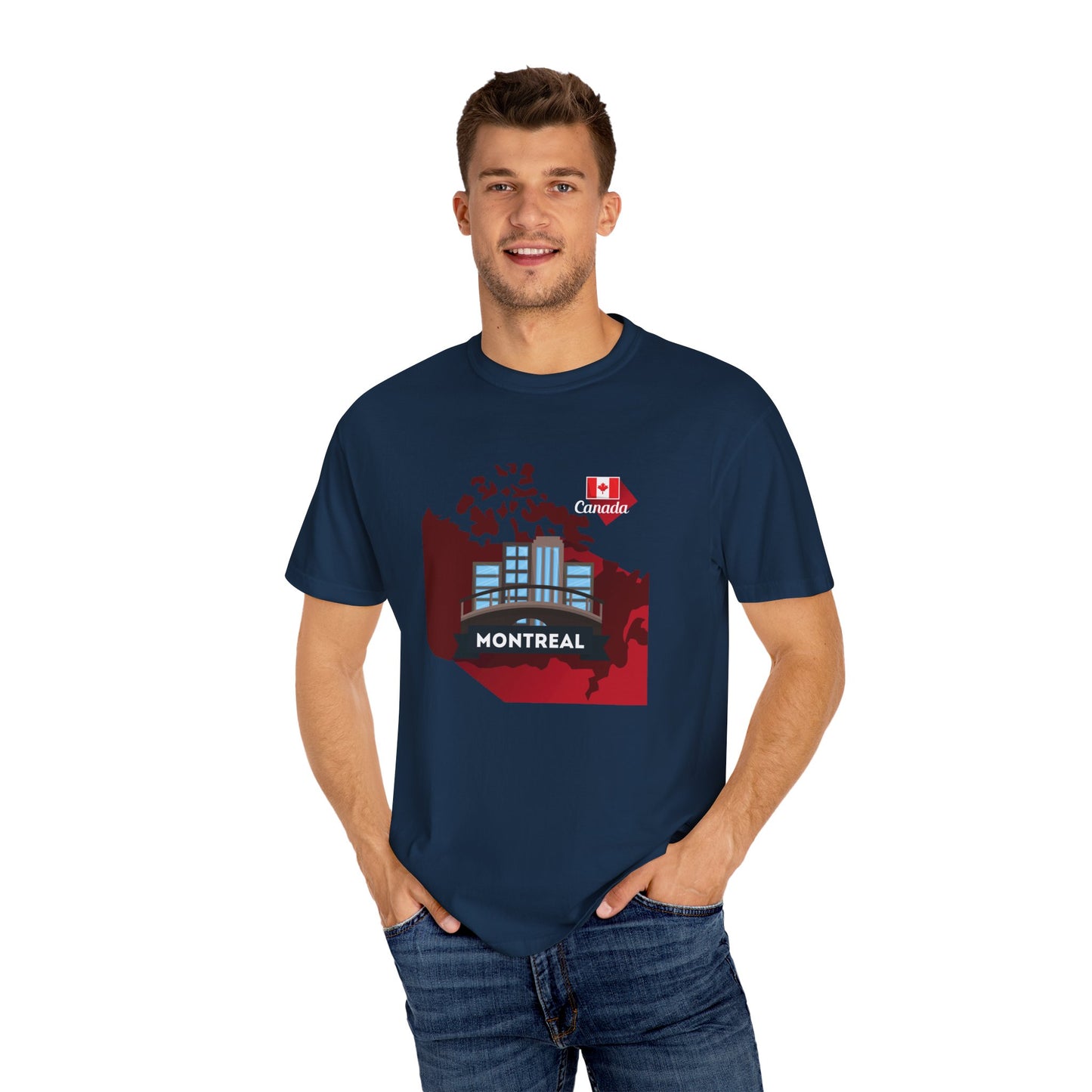 Montreal Graphic Unisex T-Shirt - Perfect for Travelers & Locals - 12201
