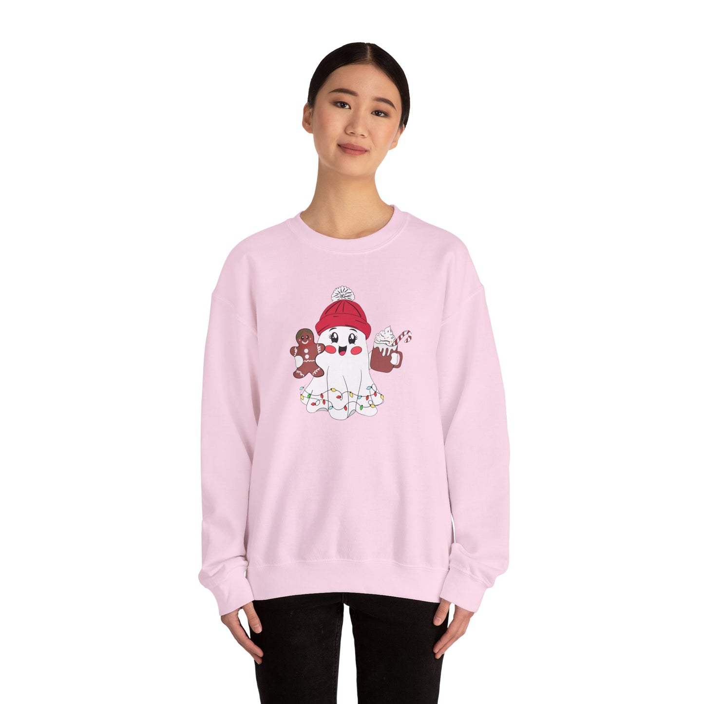 Christmas Ghost - Unisex Heavy Blend™ Crewneck Sweatshirt - 10394