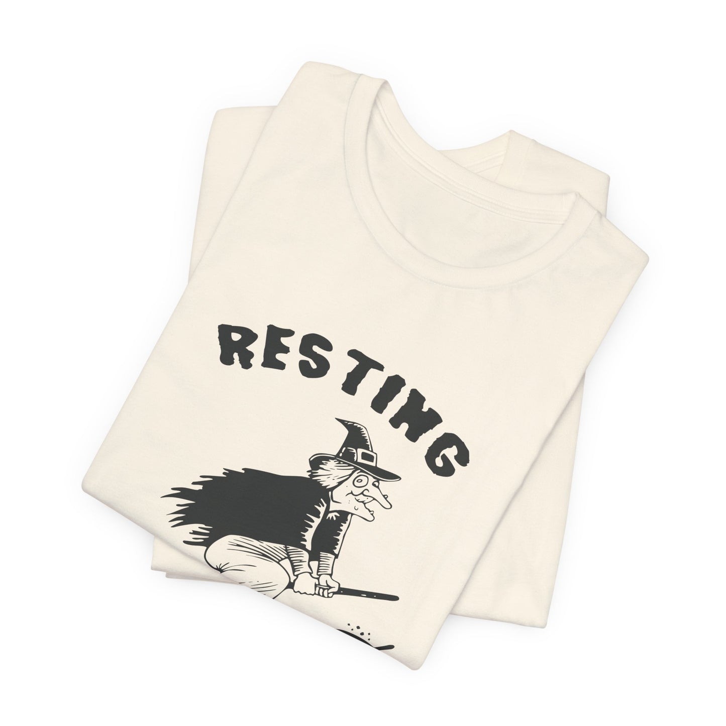 Halloween: Resting Witch Face - Unisex Jersey Short Sleeve Tee - 12665