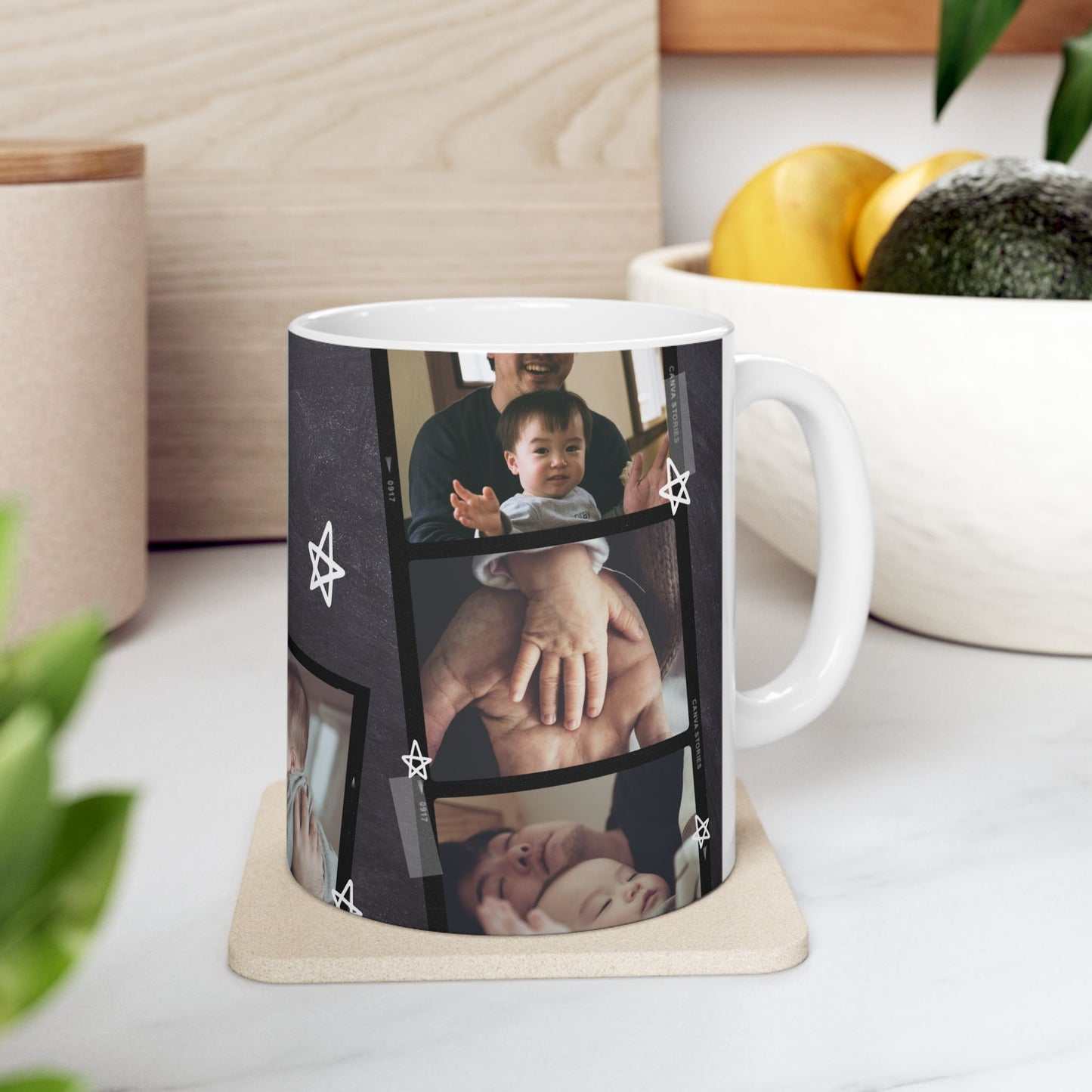 Personalized Ceramic Mug, Customizable Coffee Cup, Perfect Gift for Birthdays, Father's Day - 14068