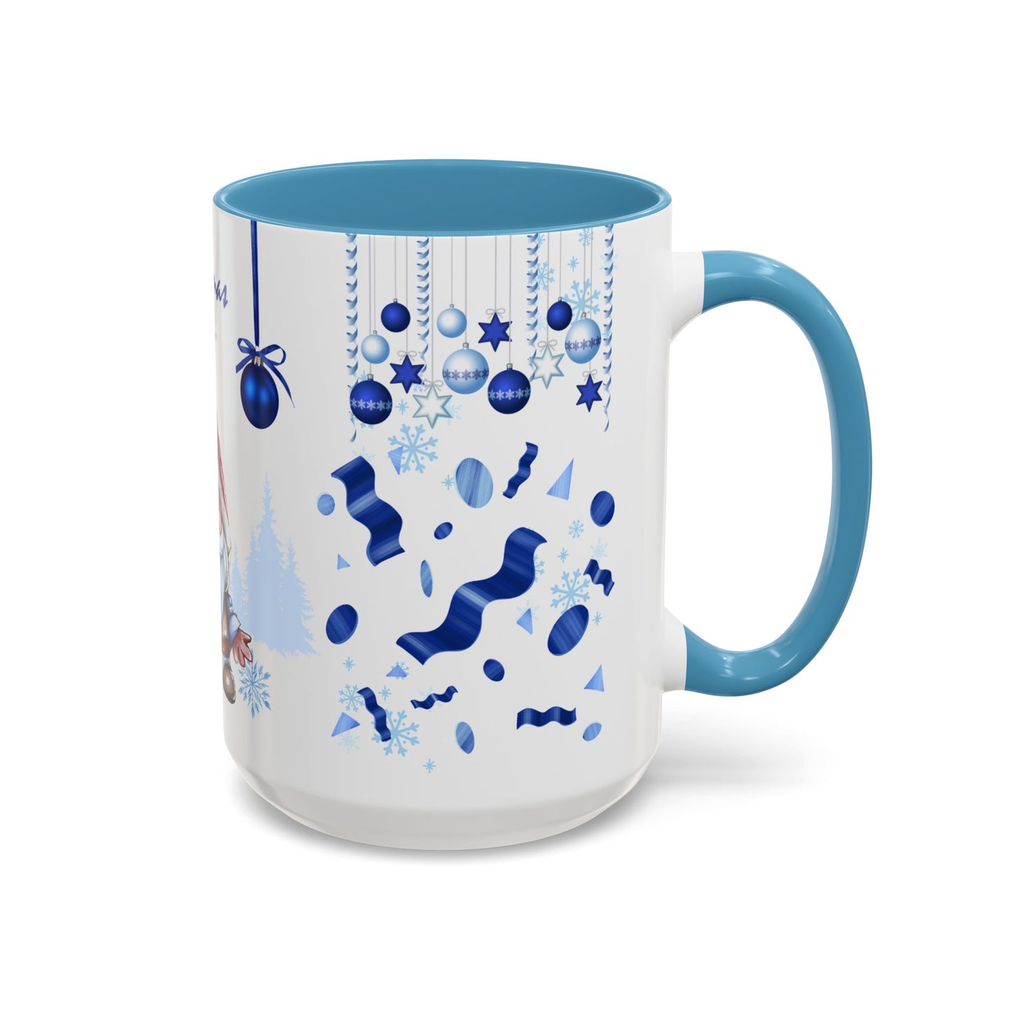 Blue Christmas - Accent Coffee Mug (11, 15oz)