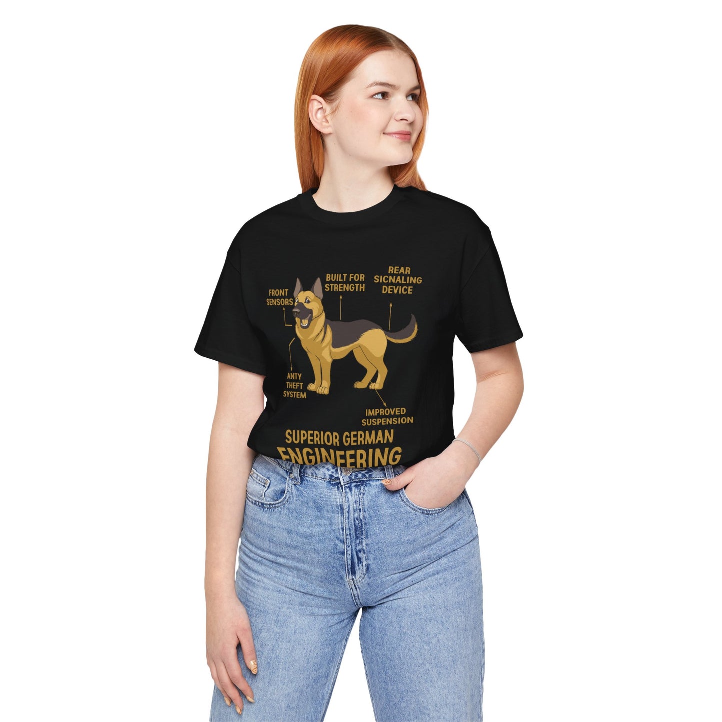 Engineer: Superior German Engineering - Unisex Jersey Short Sleeve Tee