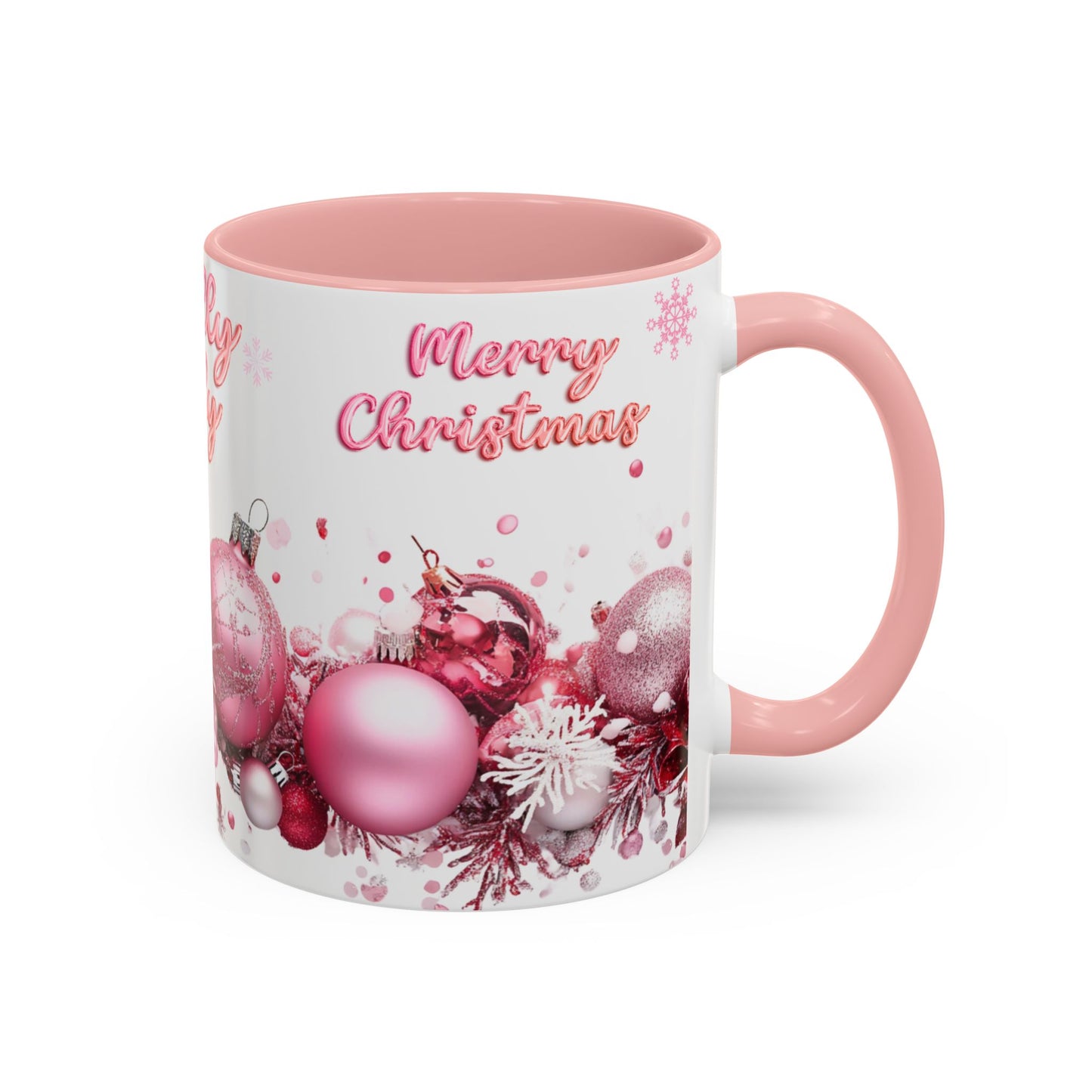 Holly Jolly - Accent Coffee Mug (11, 15oz)