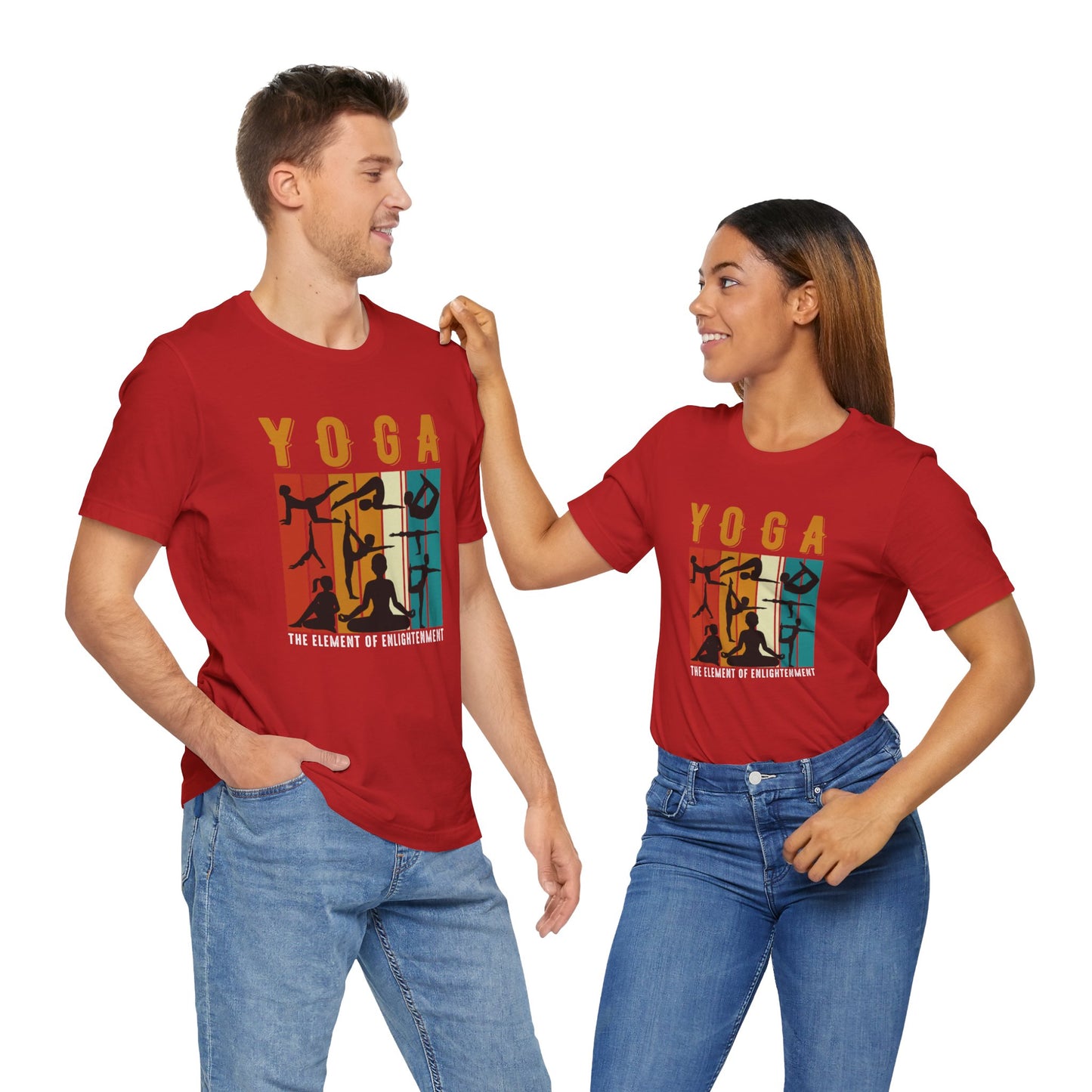 Yoga: Element Of Enlightenment - Unisex Jersey Short Sleeve Tee