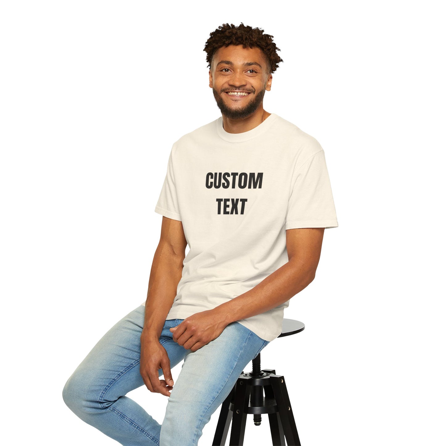 Custom Novelty T-Shirt – Unisex Garment-Dyed Cotton Tee - 14681