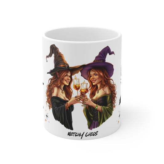 Halloween, Witchy Chics - Mug 11oz