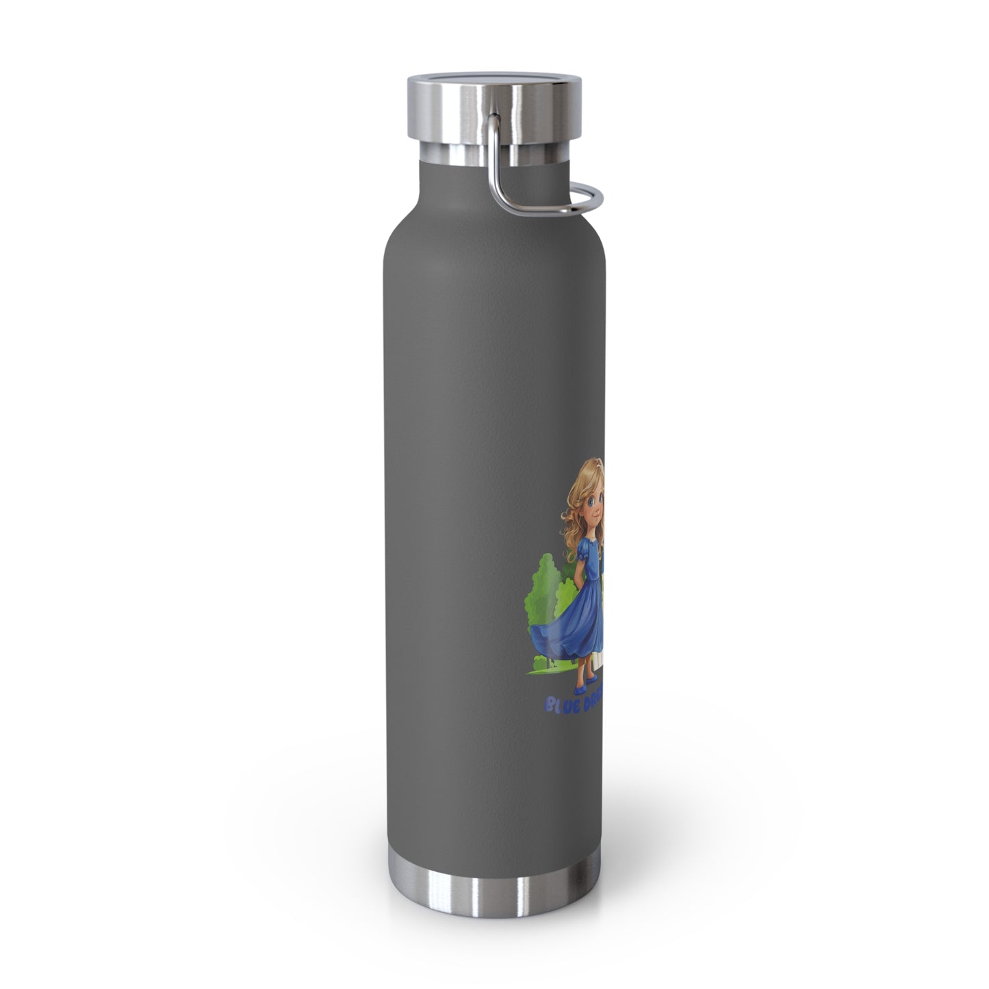 Blue Dress Princess, Royal Finesse - Copper Vacuum Insulated Bottle, 22oz - 11636
