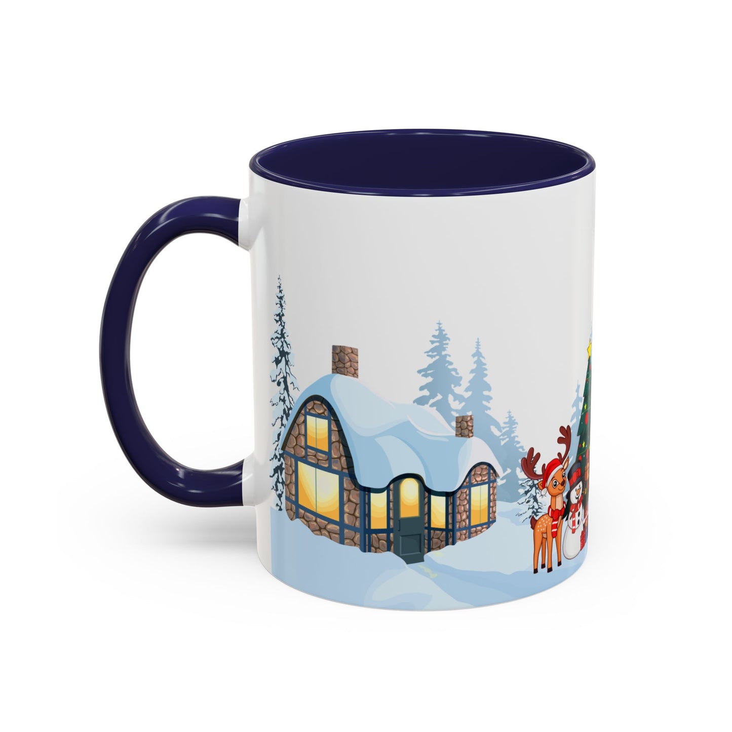 Outdoor Christmas Party - Accent Coffee Mug (11, 15oz) - 10454